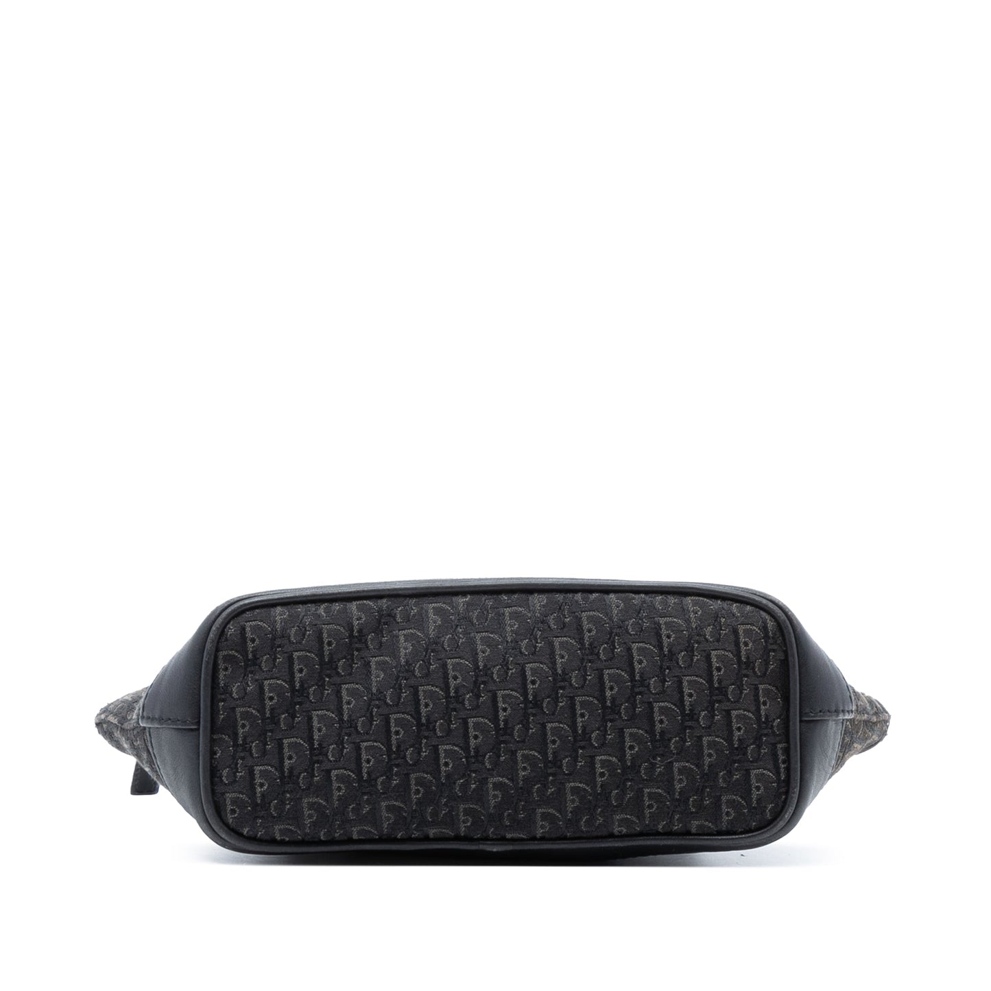 Black Dior Mini Diorissimo Trotter Canvas Street Chic Handbag