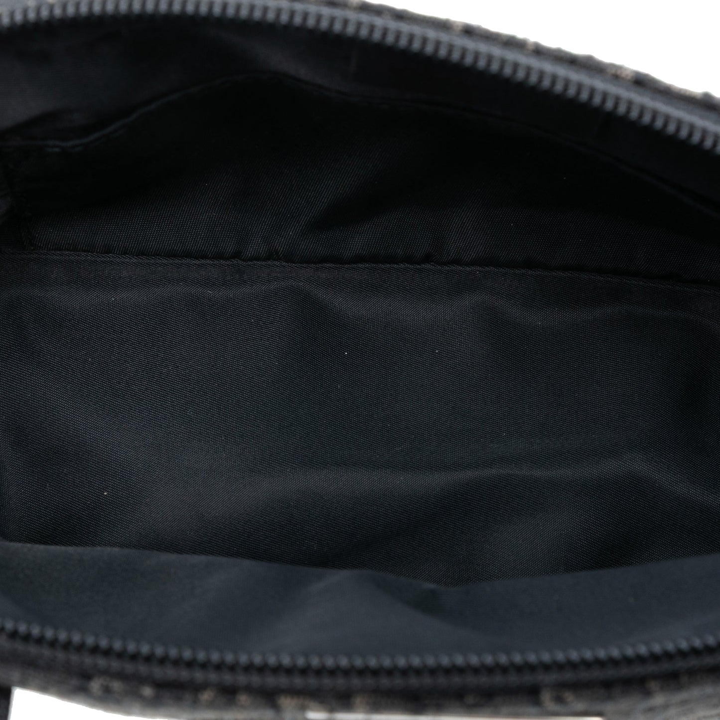 Black Dior Mini Diorissimo Trotter Canvas Street Chic Handbag