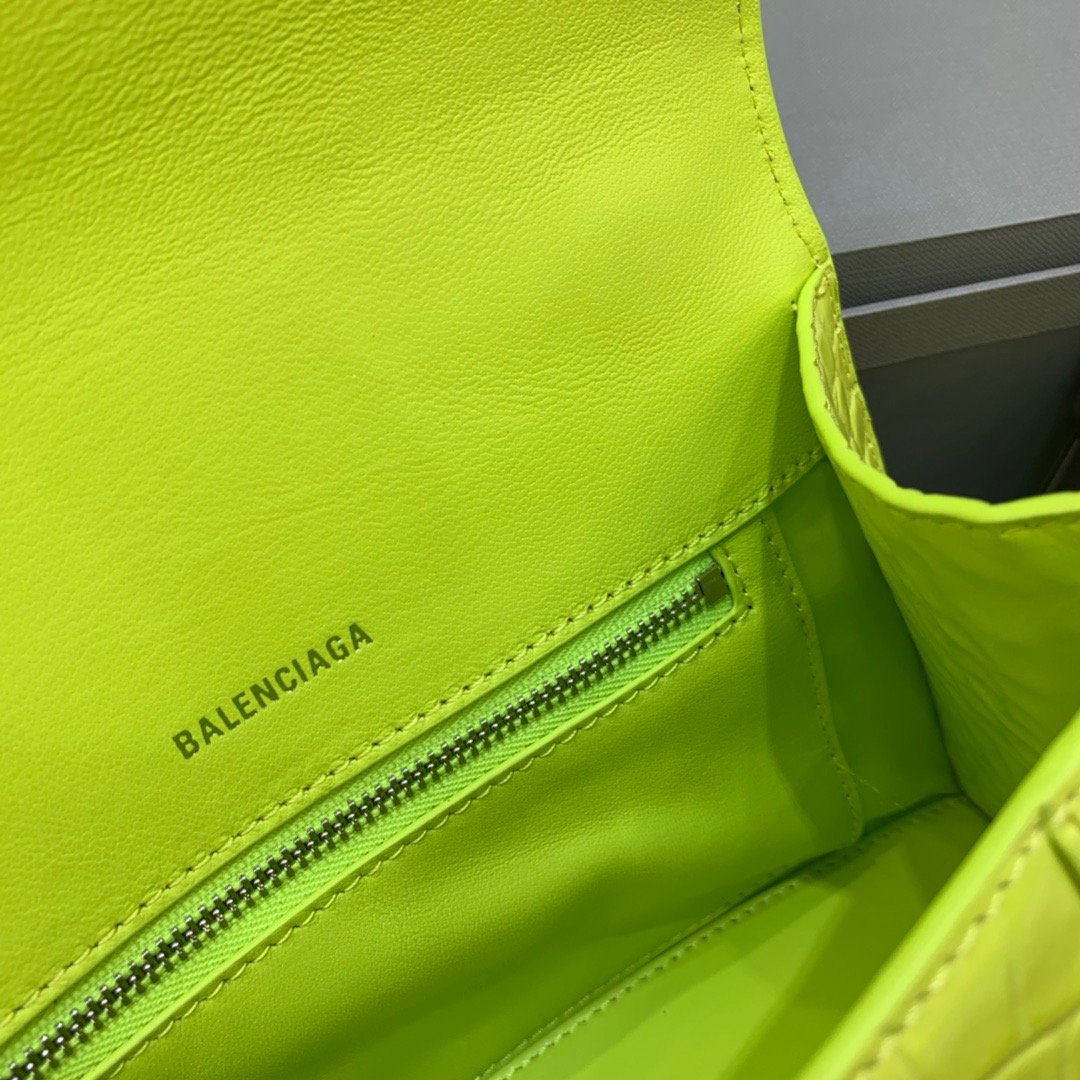 Top Quality Hourglass Small Handbag In Light Green, For Women,  Bags 9in/23cm
