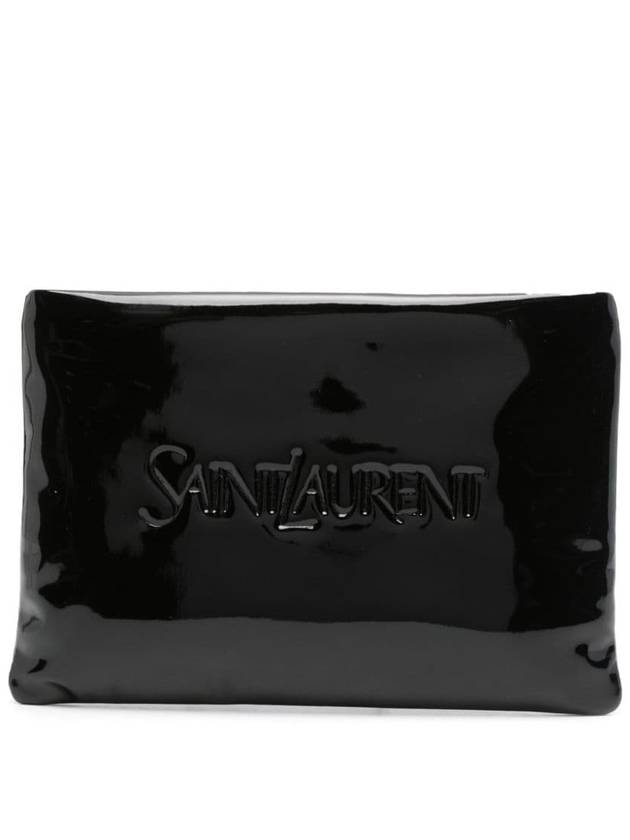Luxury Saint Laurent Trending 2025 Clutch Pouch 779526 FAC2Z 1000 NERO