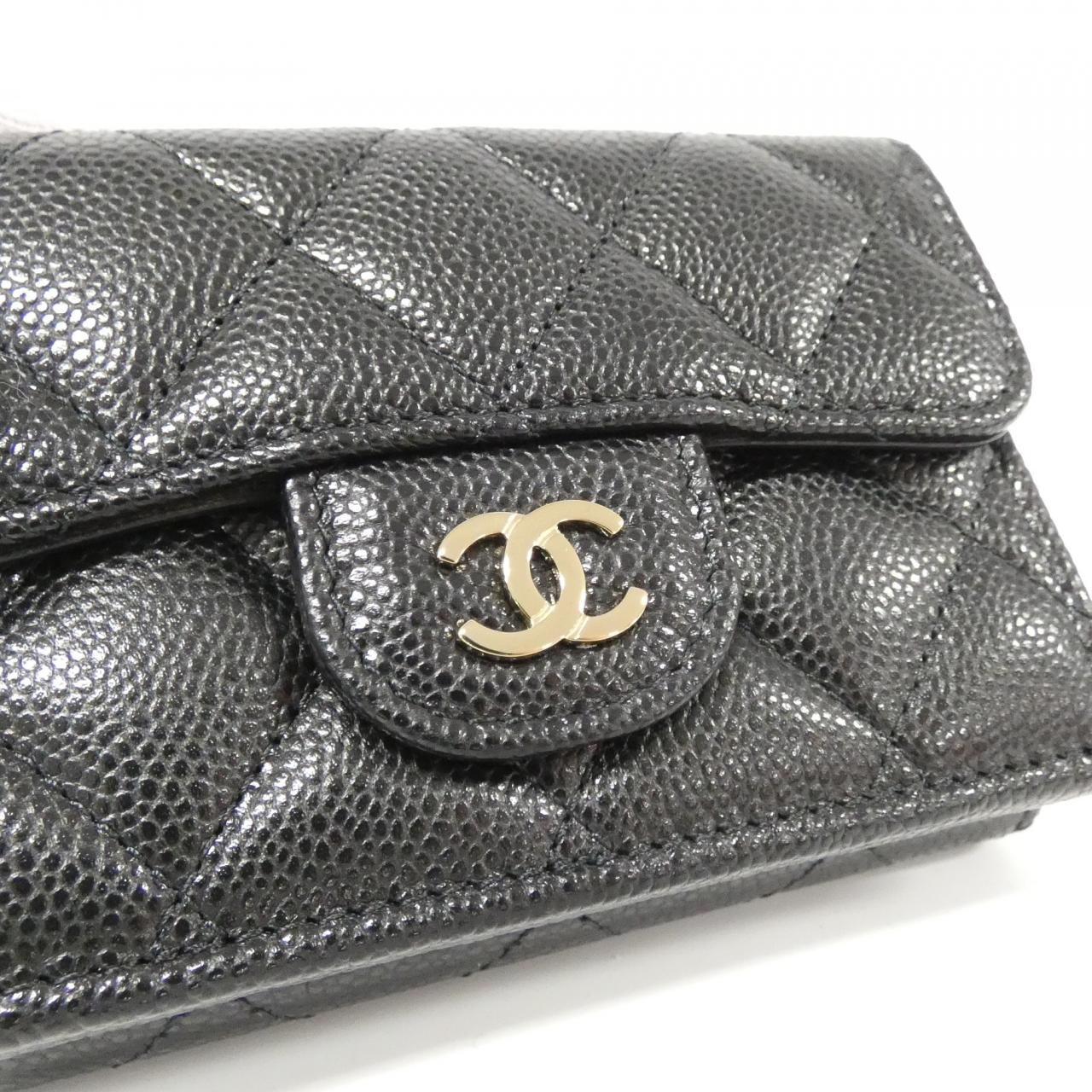 Chanel Timeless Classic Caviar Skin Wallet