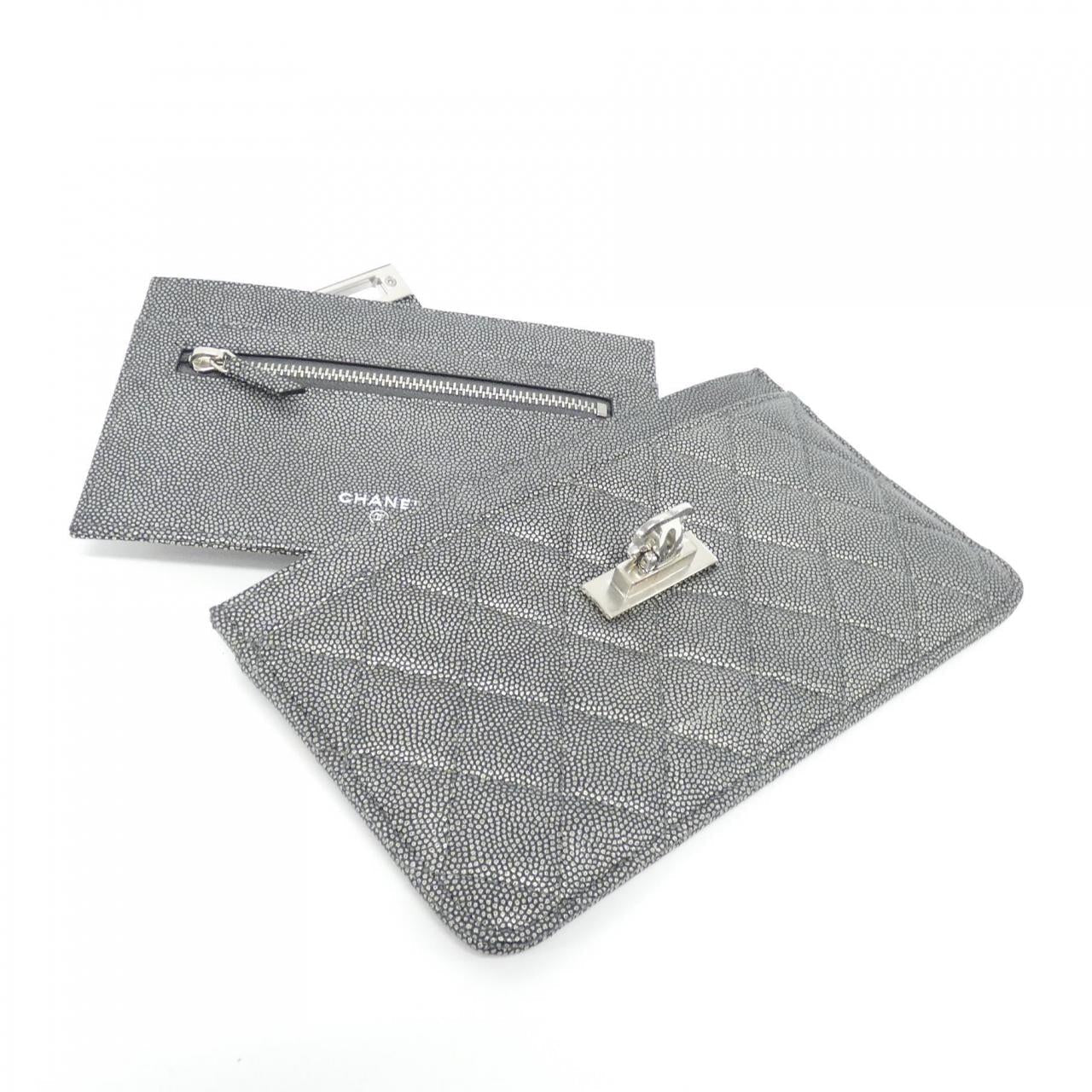Chanel AP0154 Caviar Skin Pouch