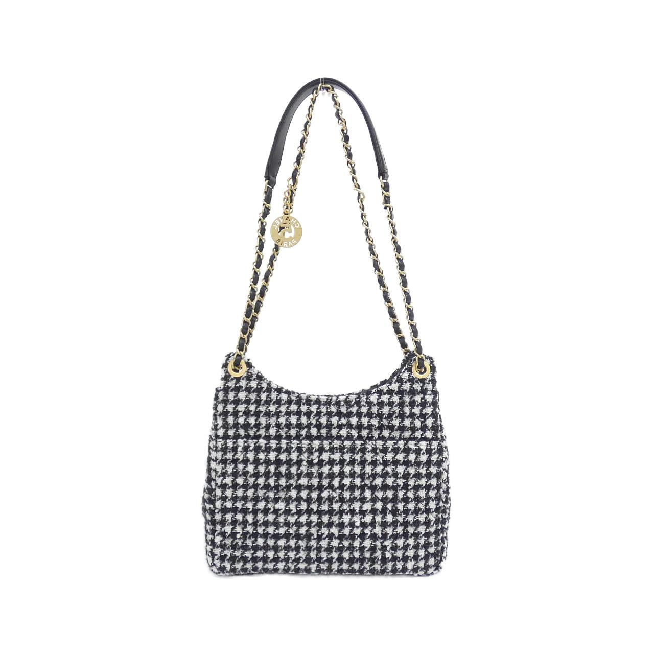 Chanel AS4322 Cotton Tweed Shoulder Bag