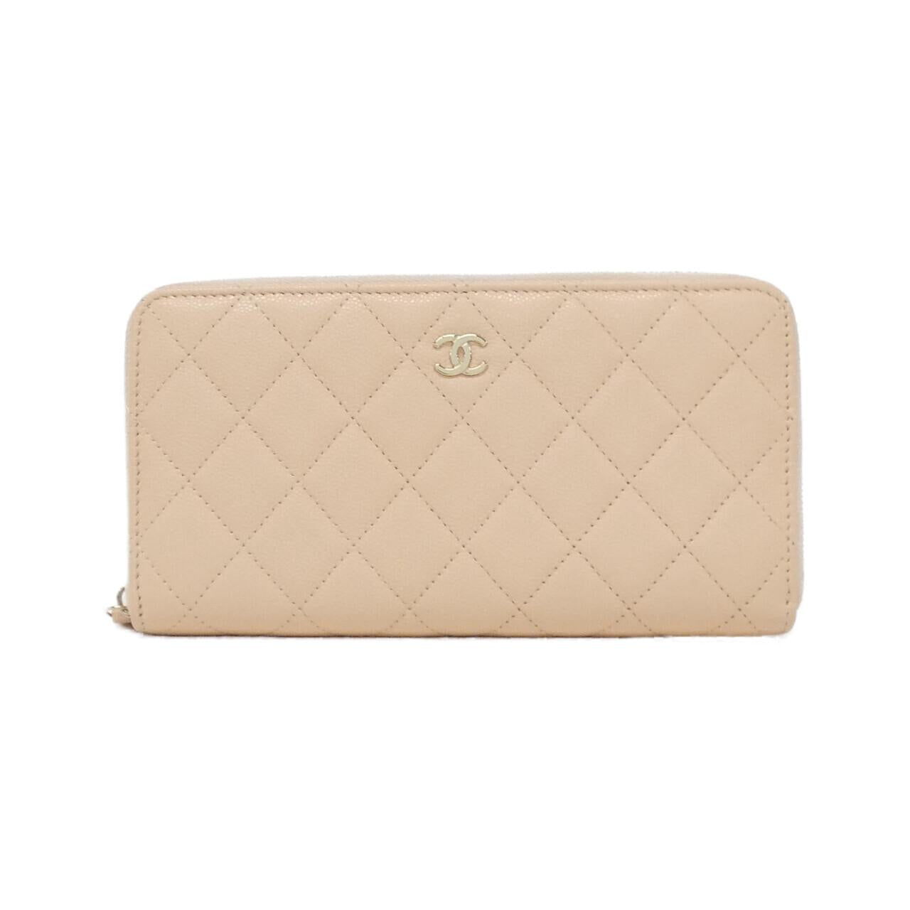 Chanel Timeless Classic Caviar Skin Long Wallet