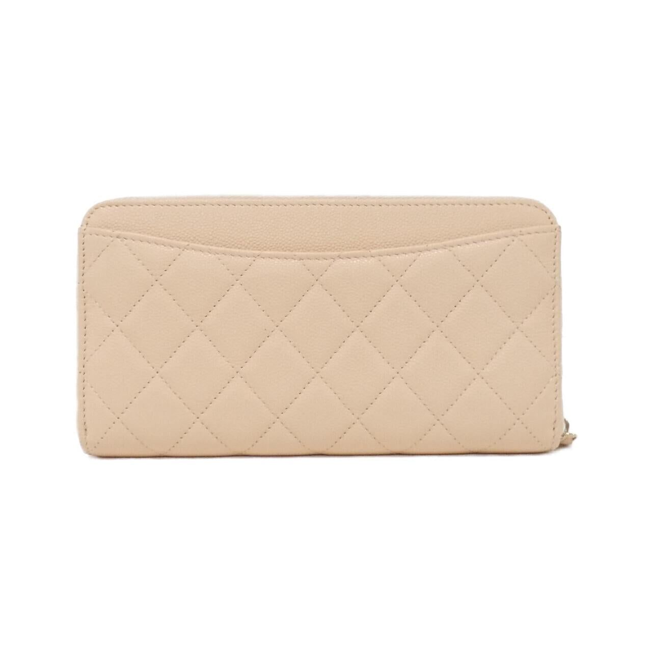 Chanel Timeless Classic Caviar Skin Long Wallet