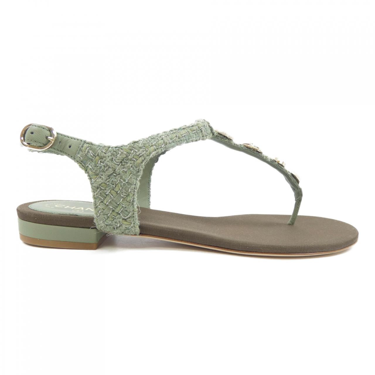 Chanel G32505X52001 Tweed Sandals