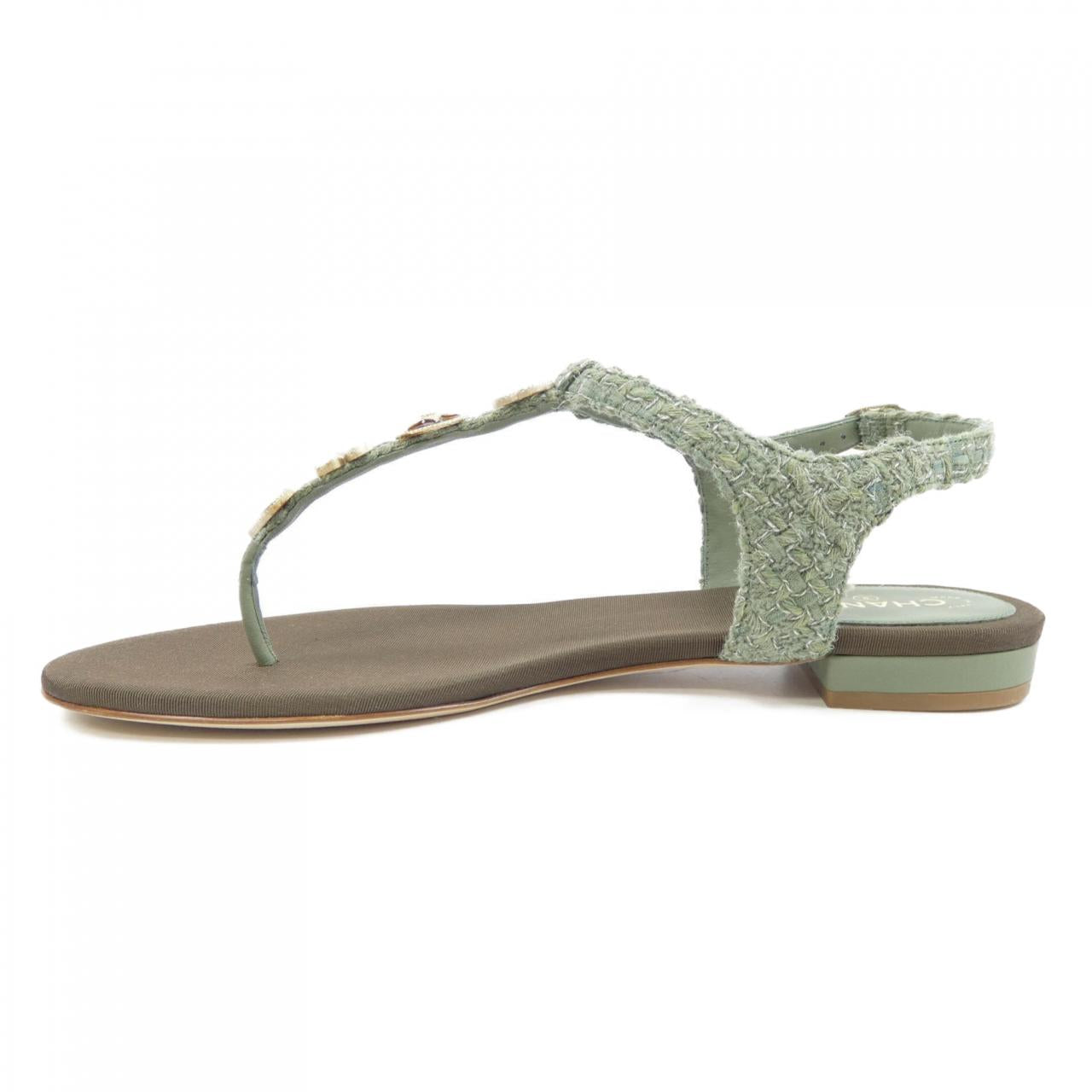 Chanel G32505X52001 Tweed Sandals