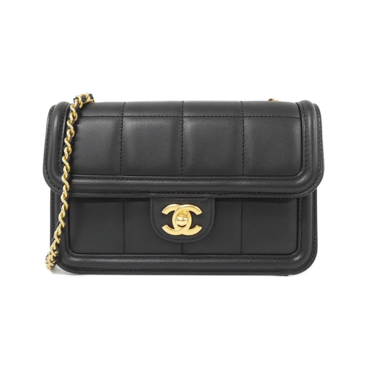 Chanel AS5249 Lambskin/Calfskin Shoulder Bag