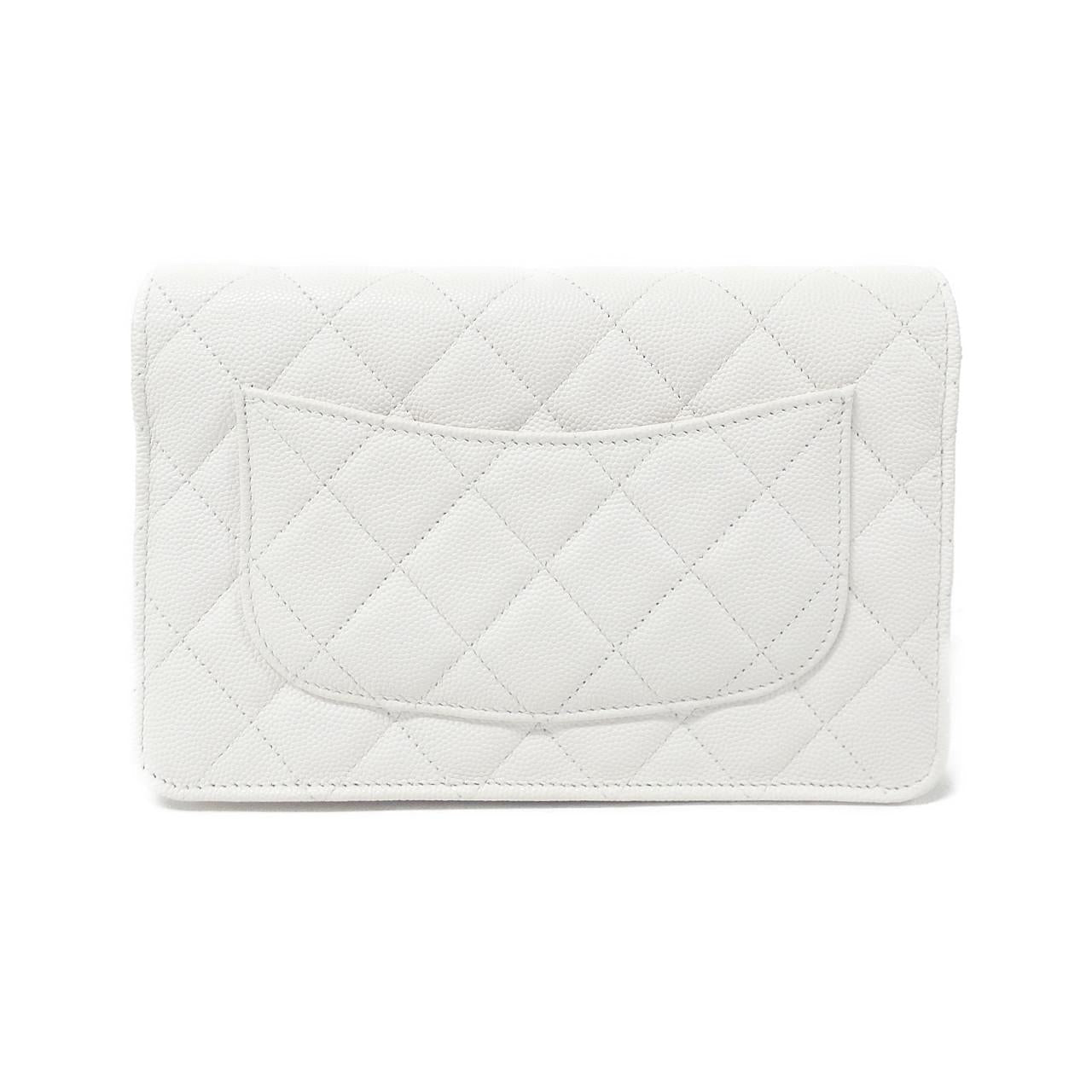 Chanel AP3076 Caviar Skin Chain Wallet