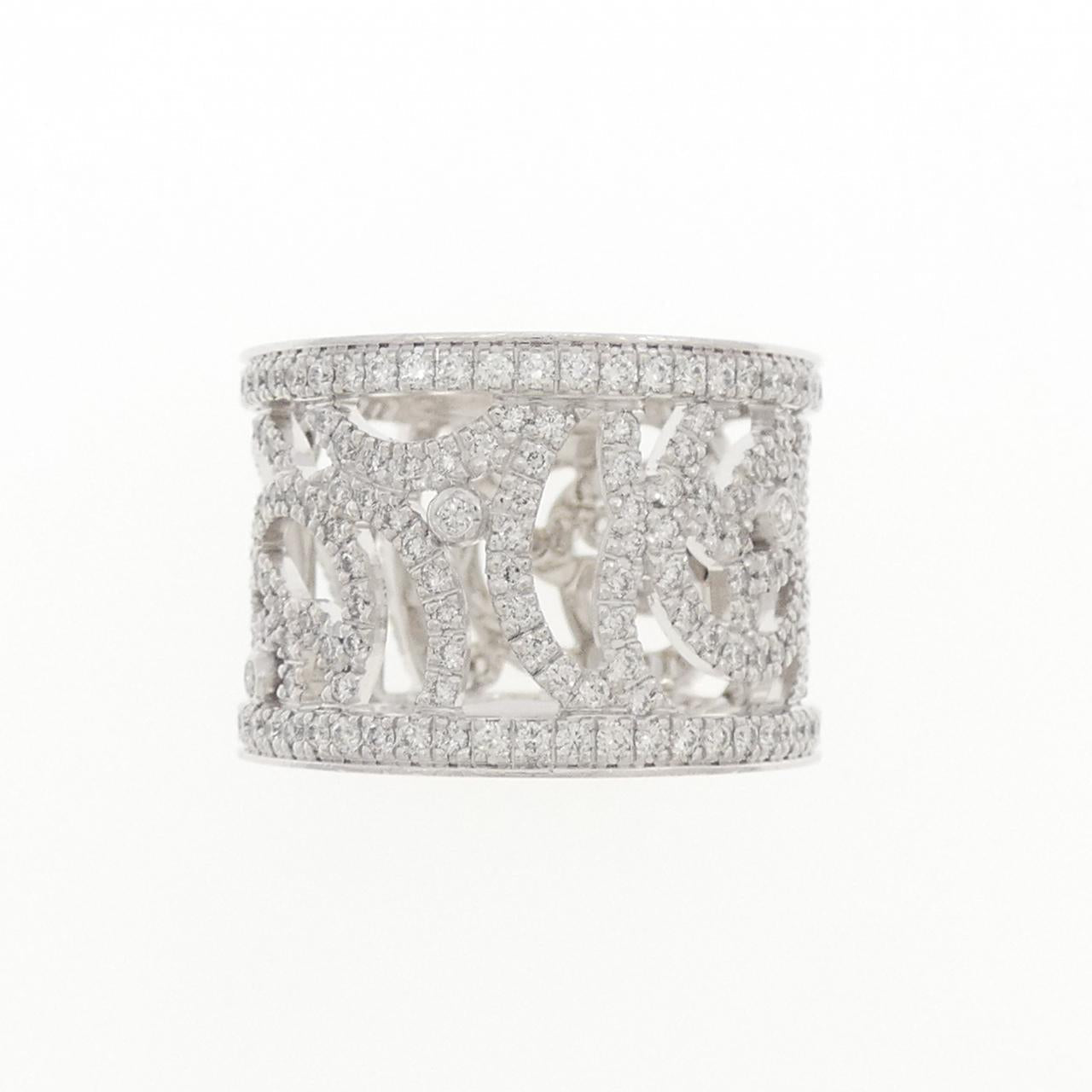 Chanel Camelia 750 White Gold Diamond Ring