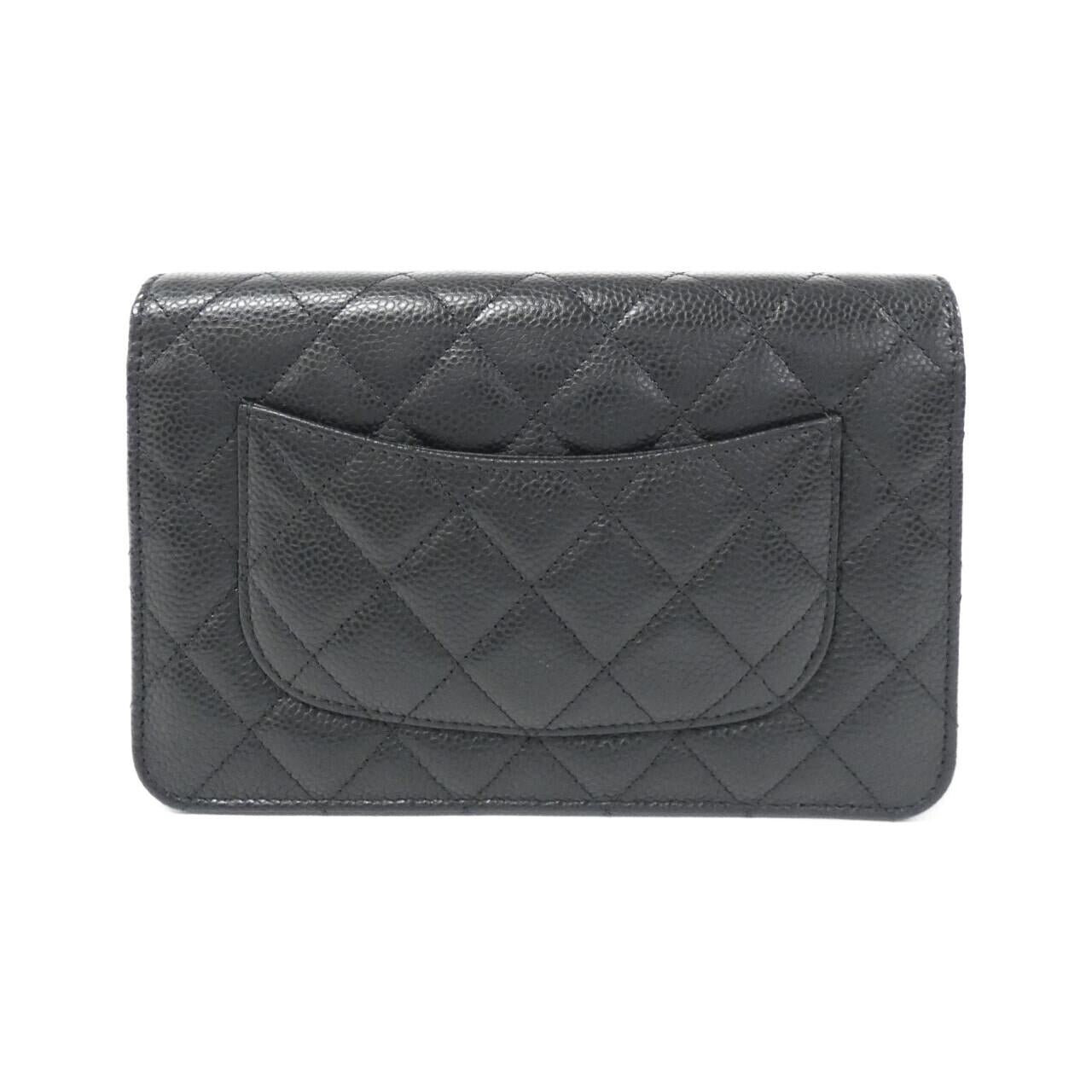 Chanel Timeless Classic Caviar Wallet on Chain