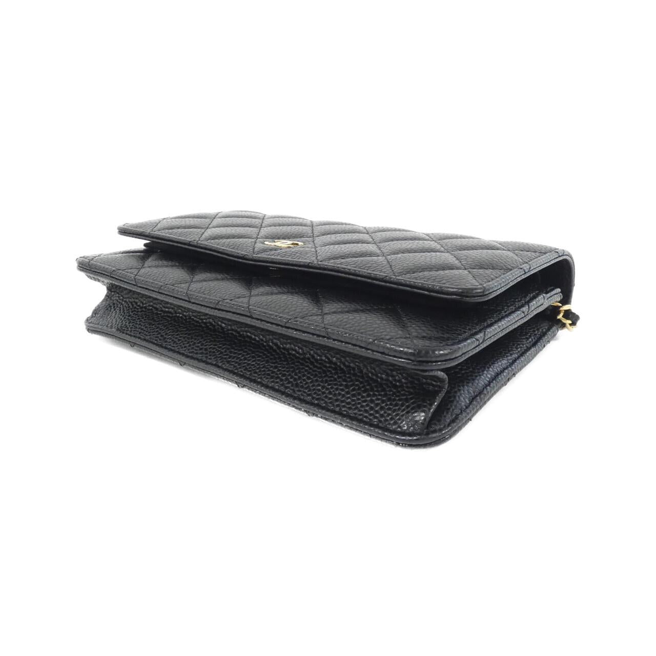 Chanel Timeless Classic Caviar Wallet on Chain
