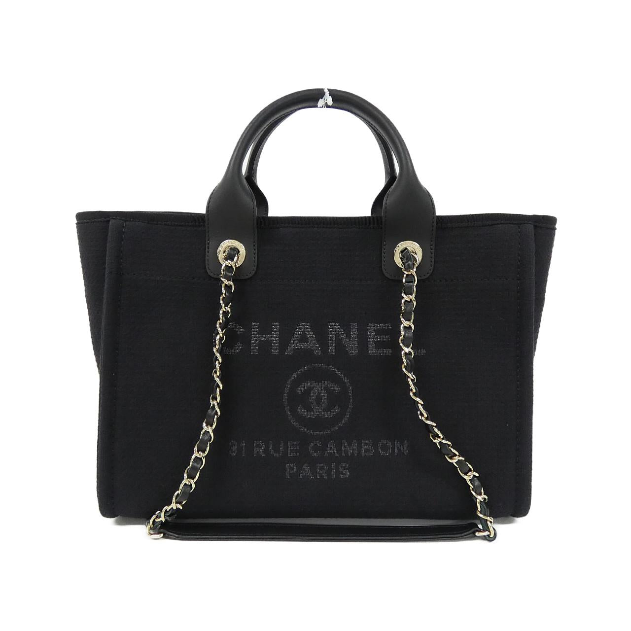 Chanel Deauville Line Mixed Fiber Bag
