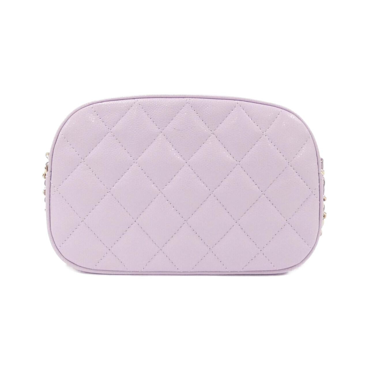 Chanel AP3998 Caviar Skin Chain Clutch