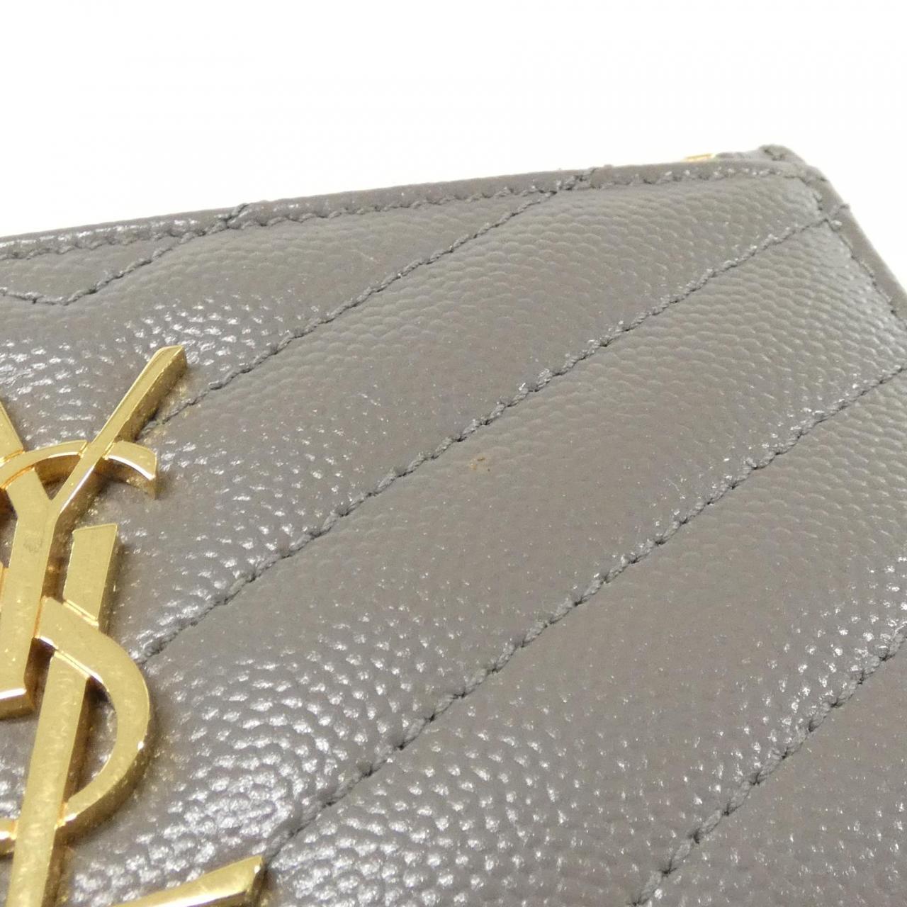 Saint Laurent 607915 BOW01 Calf Coin Case