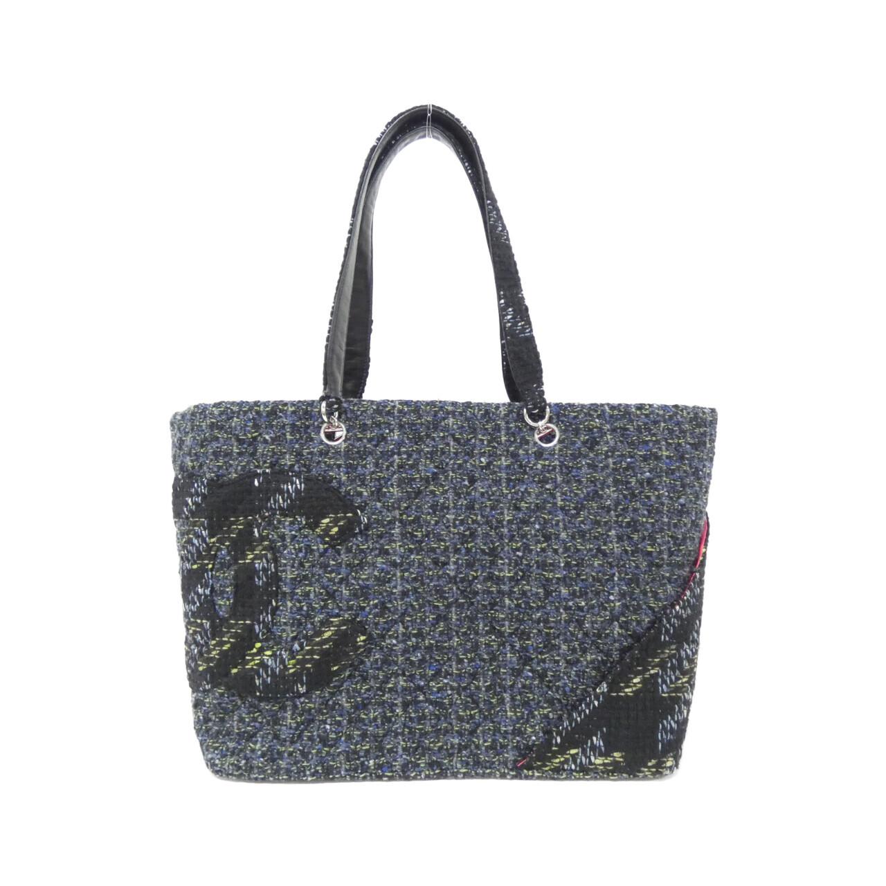 Chanel Cambon Line Tweed Shoulder Bag