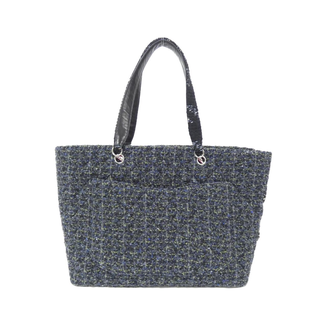 Chanel Cambon Line Tweed Shoulder Bag
