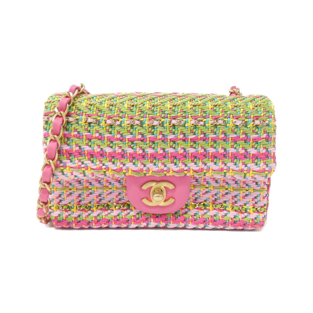 Chanel Cotton Mix Fiber Shoulder Bag
