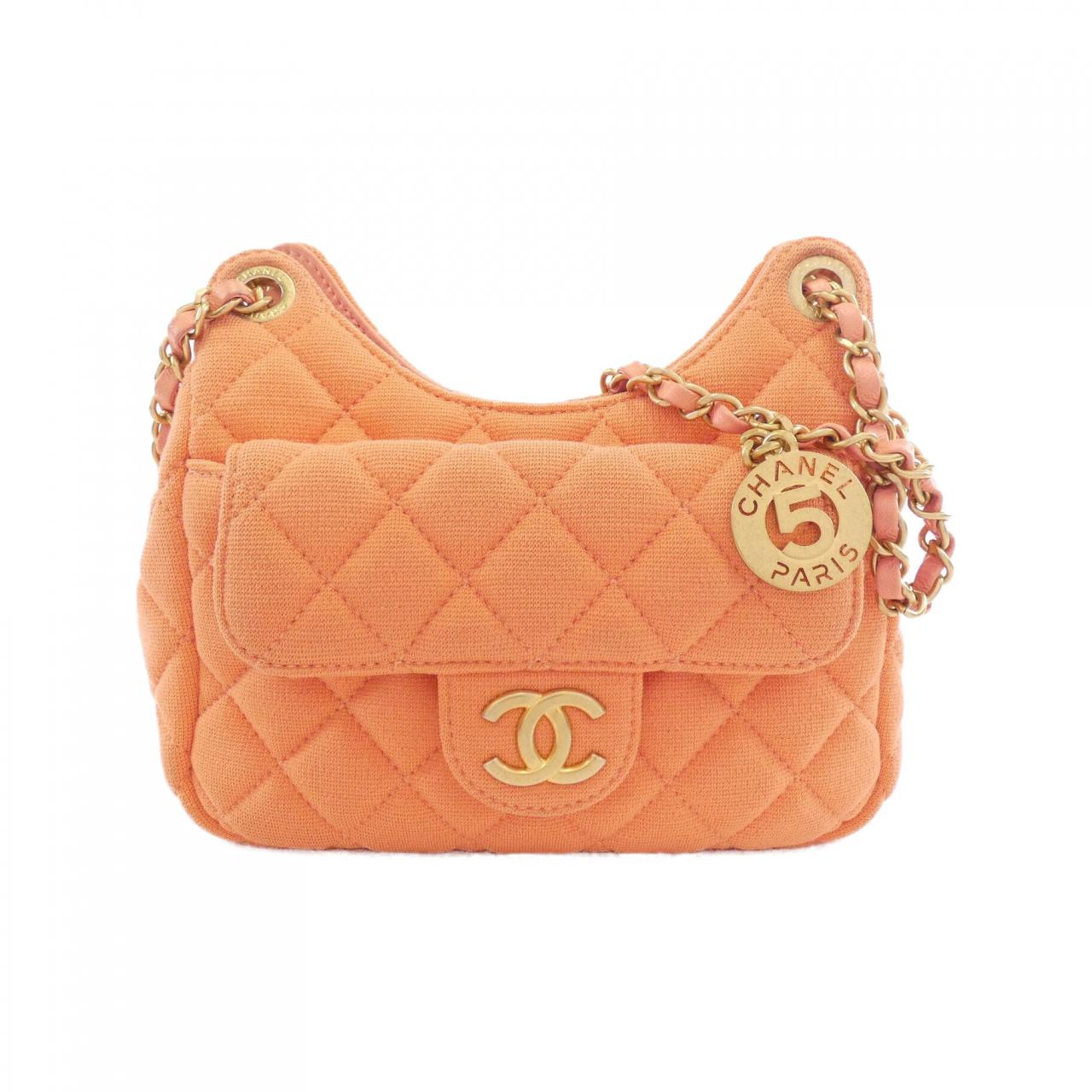 Chanel AS3710 Canvas Shoulder Bag