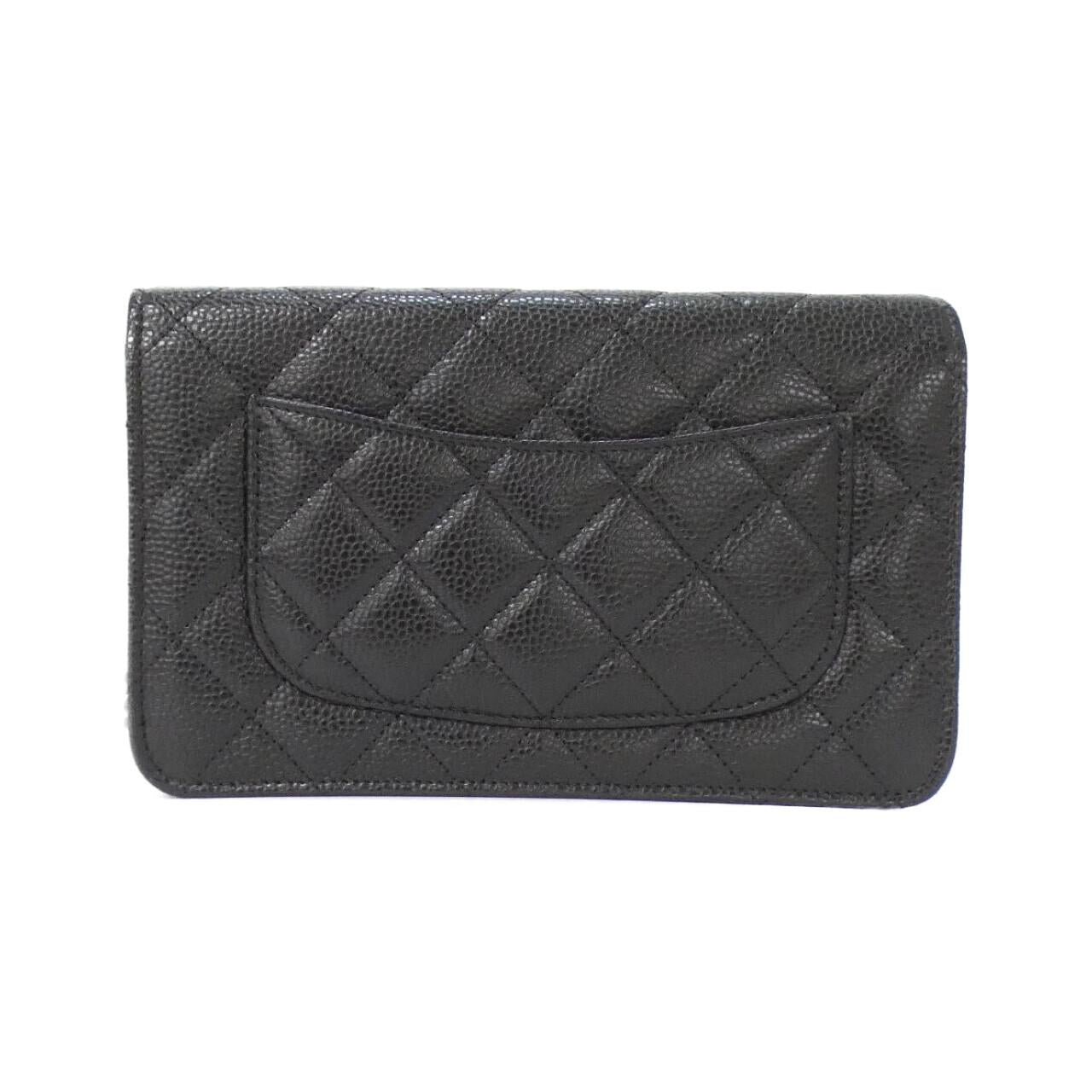 Chanel Timeless Classic Caviar Wallet on Chain