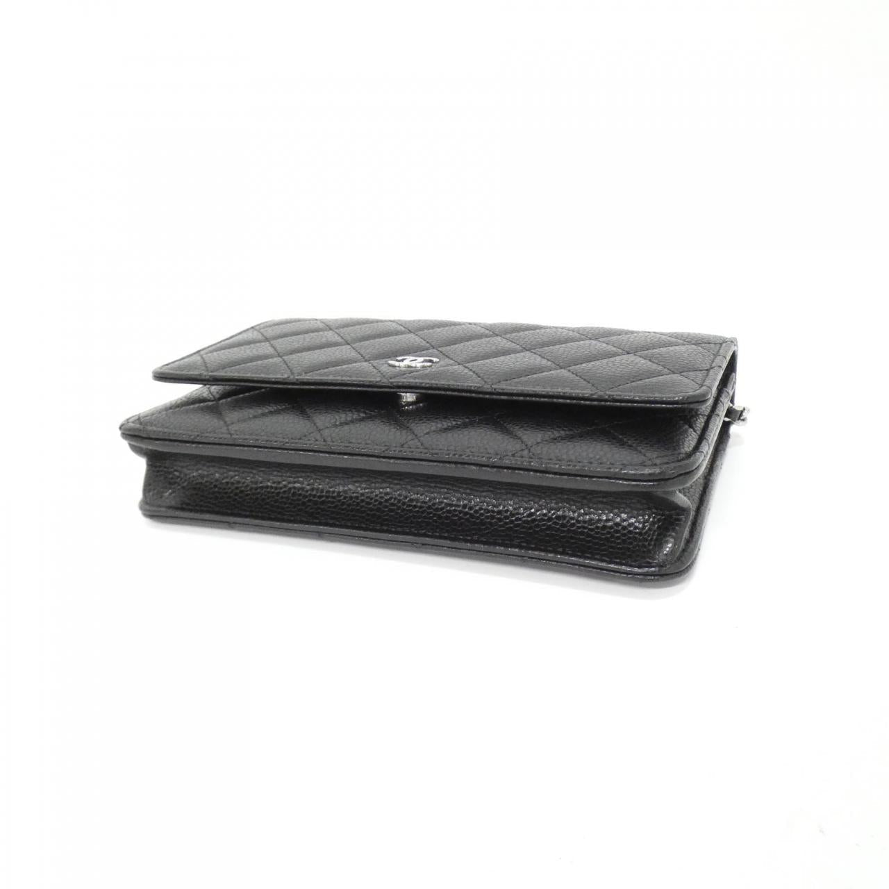 Chanel Timeless Classic Caviar Wallet on Chain