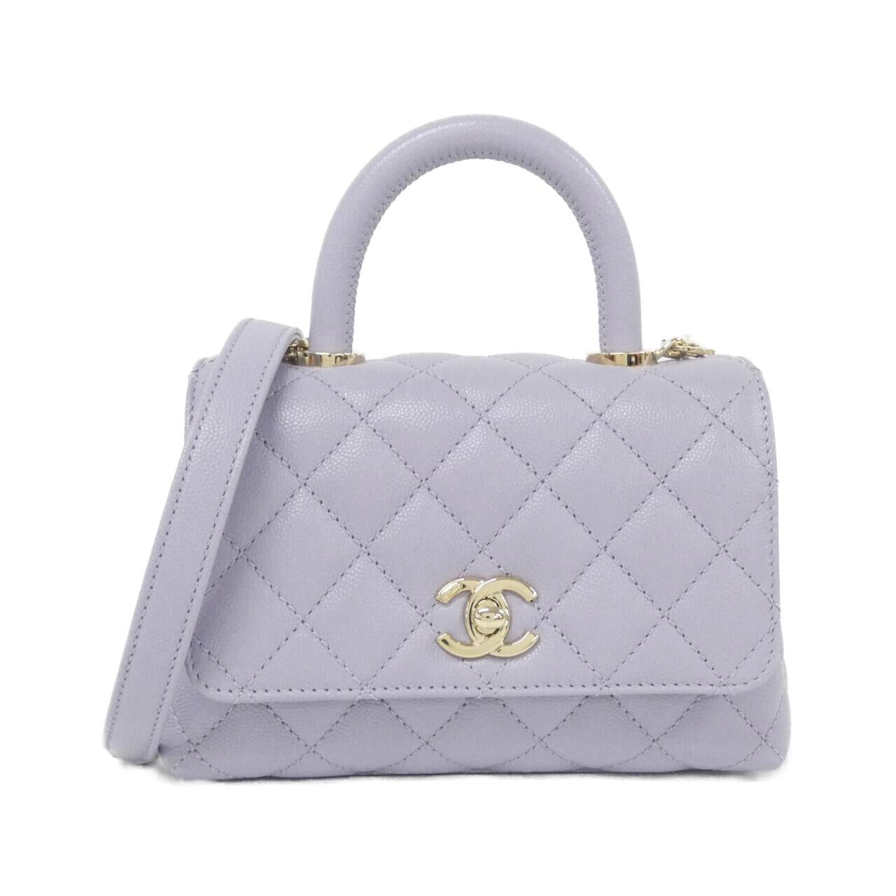 Chanel Coco Handle Caviar Skin Bag