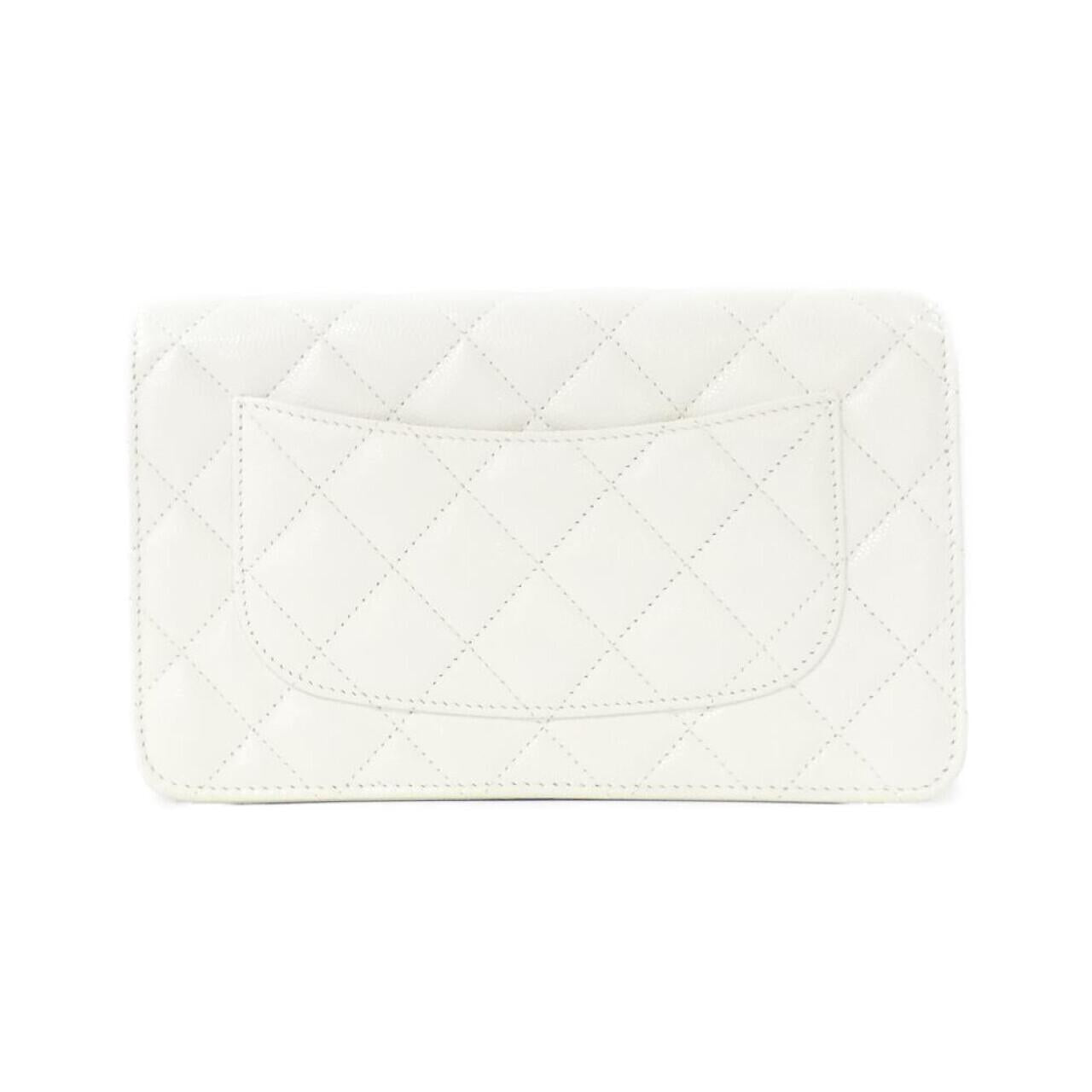 Chanel AP3516 Caviar Skin Chain Wallet