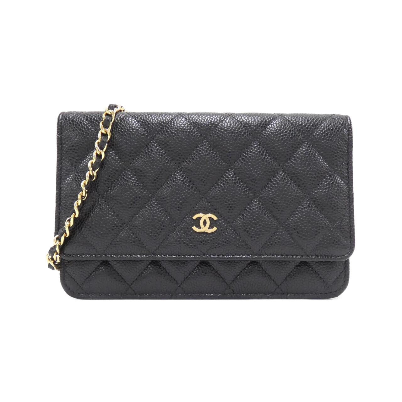 Chanel Timeless Classic Caviar Skin Wallet on Chain