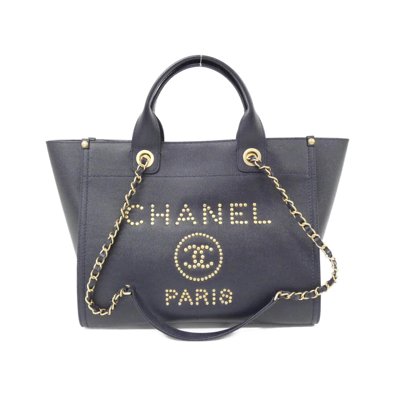 Chanel Deauville Caviar Skin Bag