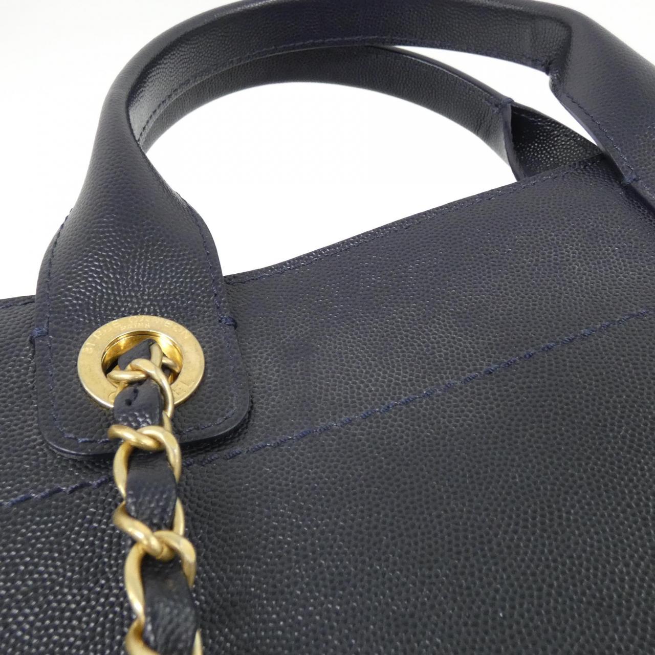 Chanel Deauville Caviar Skin Bag