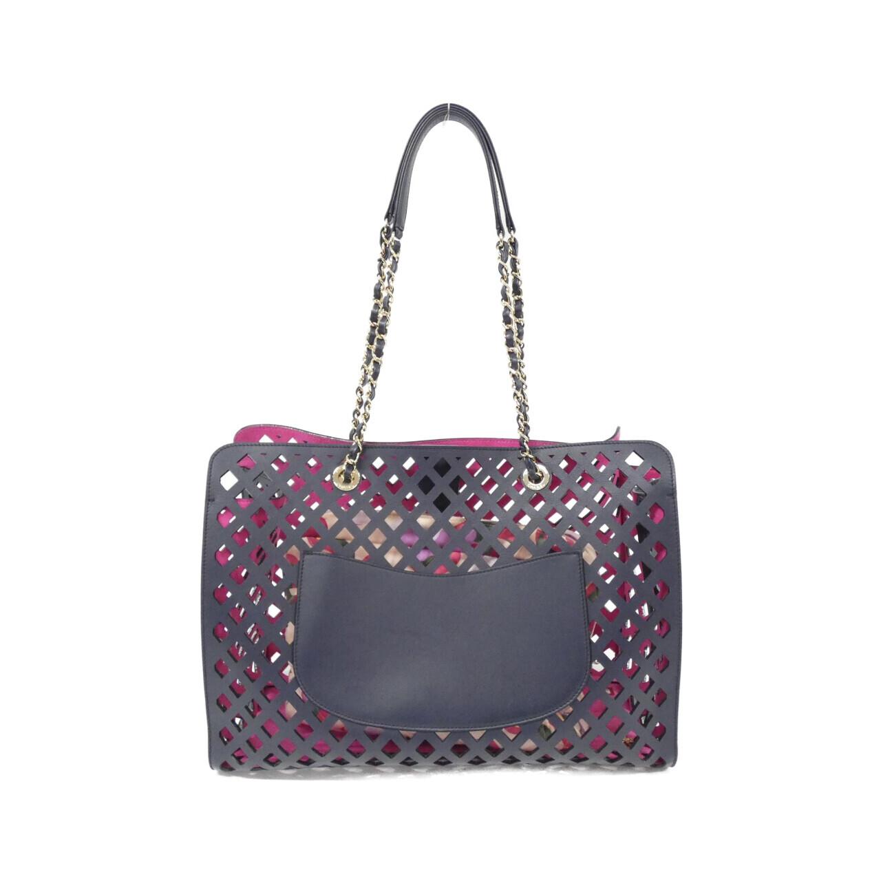 Chanel AS2377 Punching Calf Canvas Bag