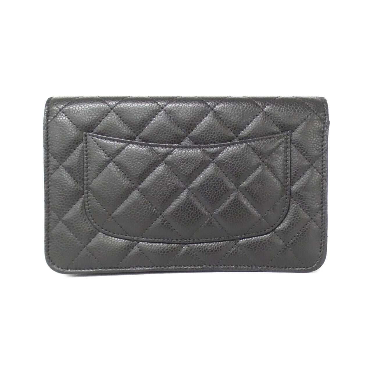 Chanel Timeless Classic Caviar Skin Wallet on Chain