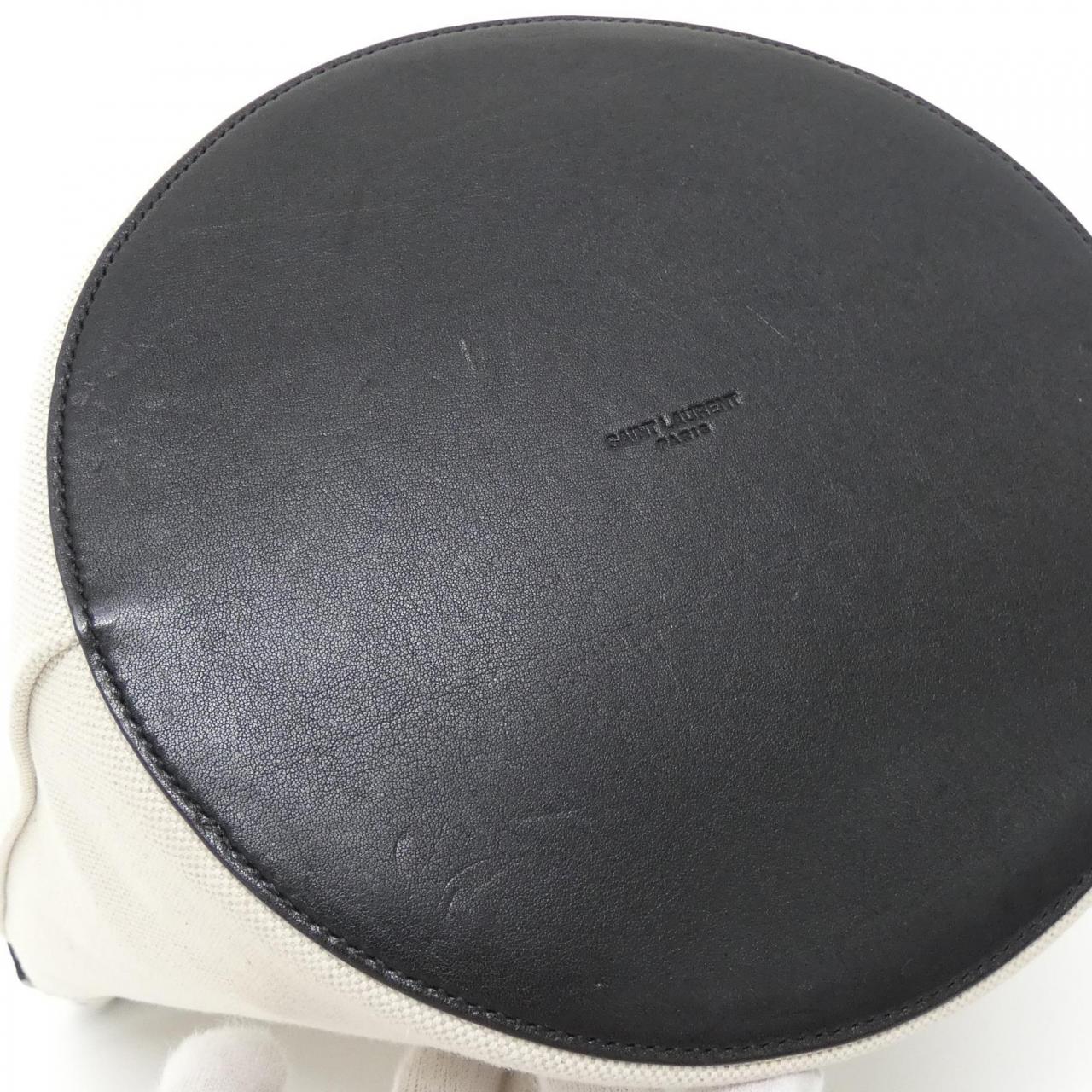 Saint Laurent 669299 FAAAZ Canvas Leather Shoulder Bag