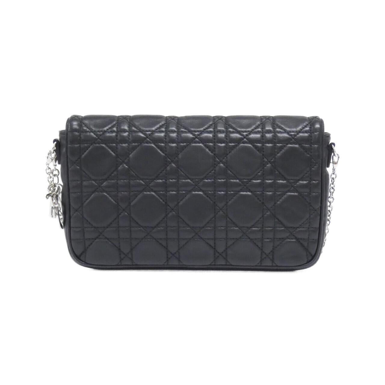 Christian Dior S435PPCAL Leather Shoulder Bag