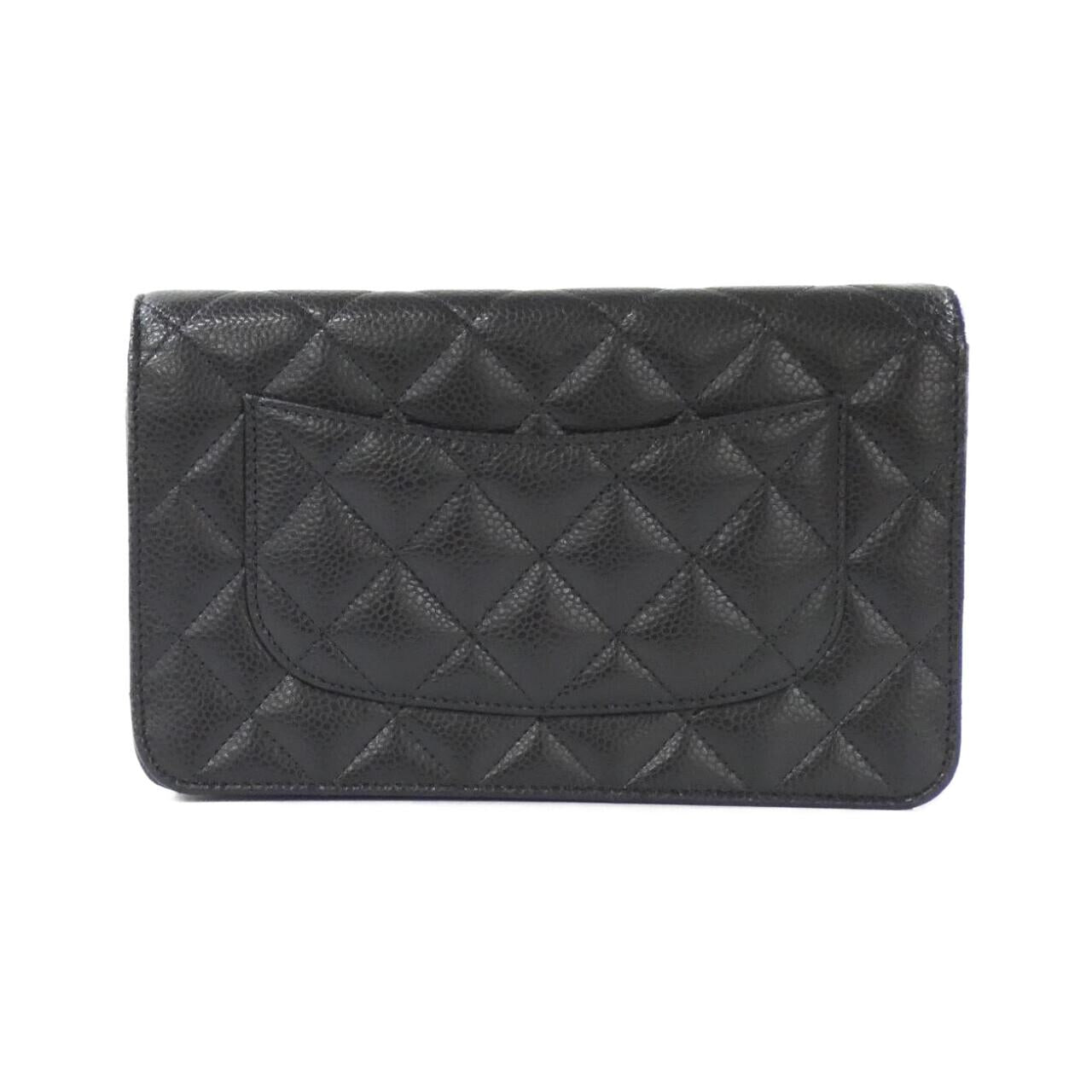 Chanel AP4241 Caviar Skin Chain Wallet