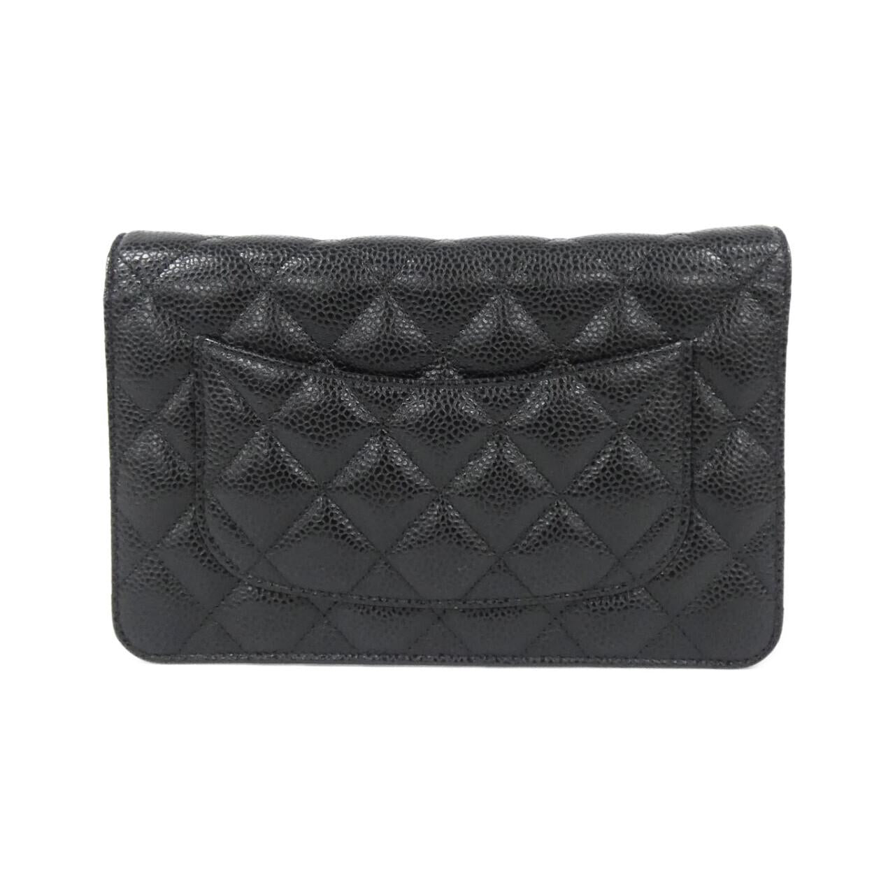 Chanel Timeless Classic Caviar Skin Wallet on Chain