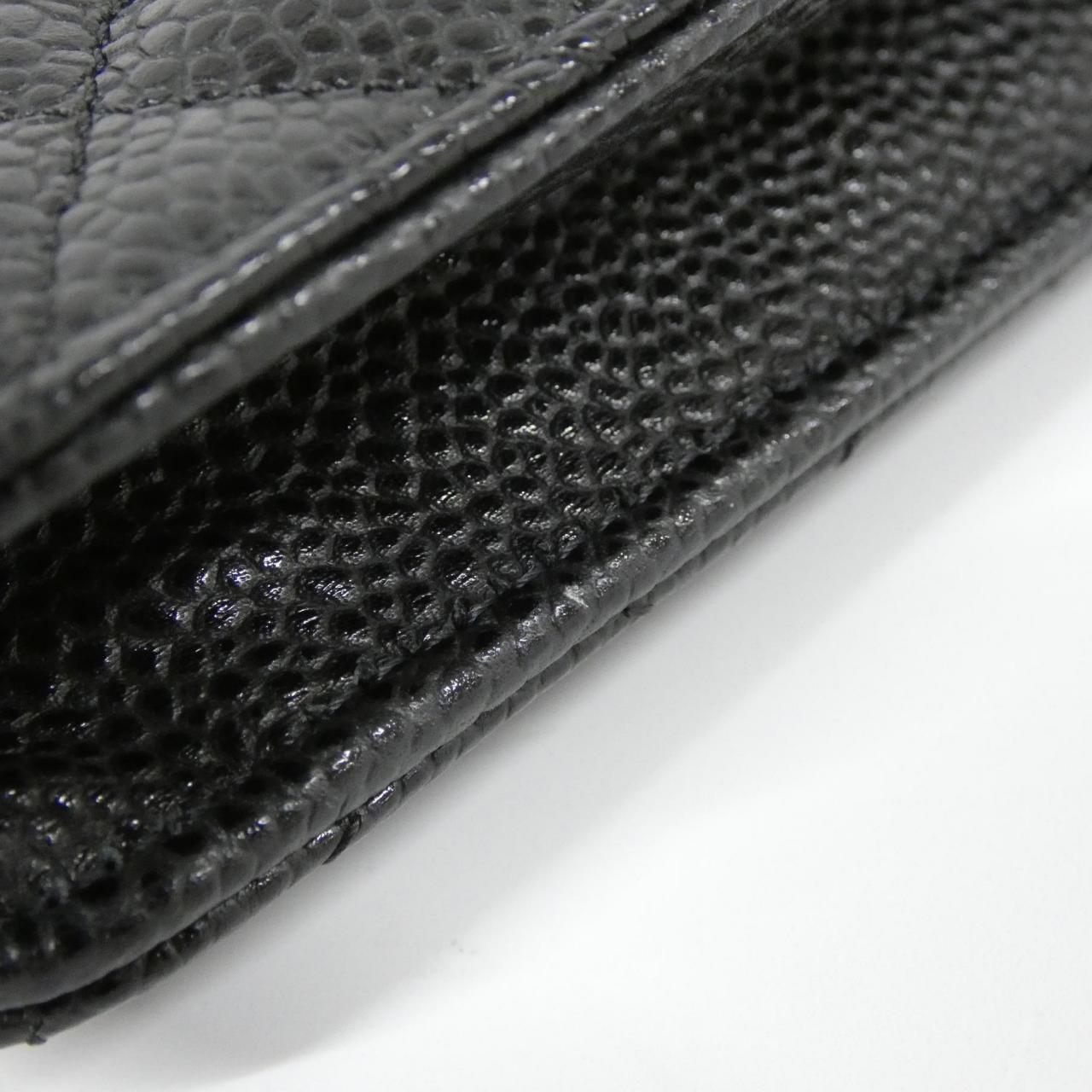 Chanel Timeless Classic Caviar Skin Wallet on Chain