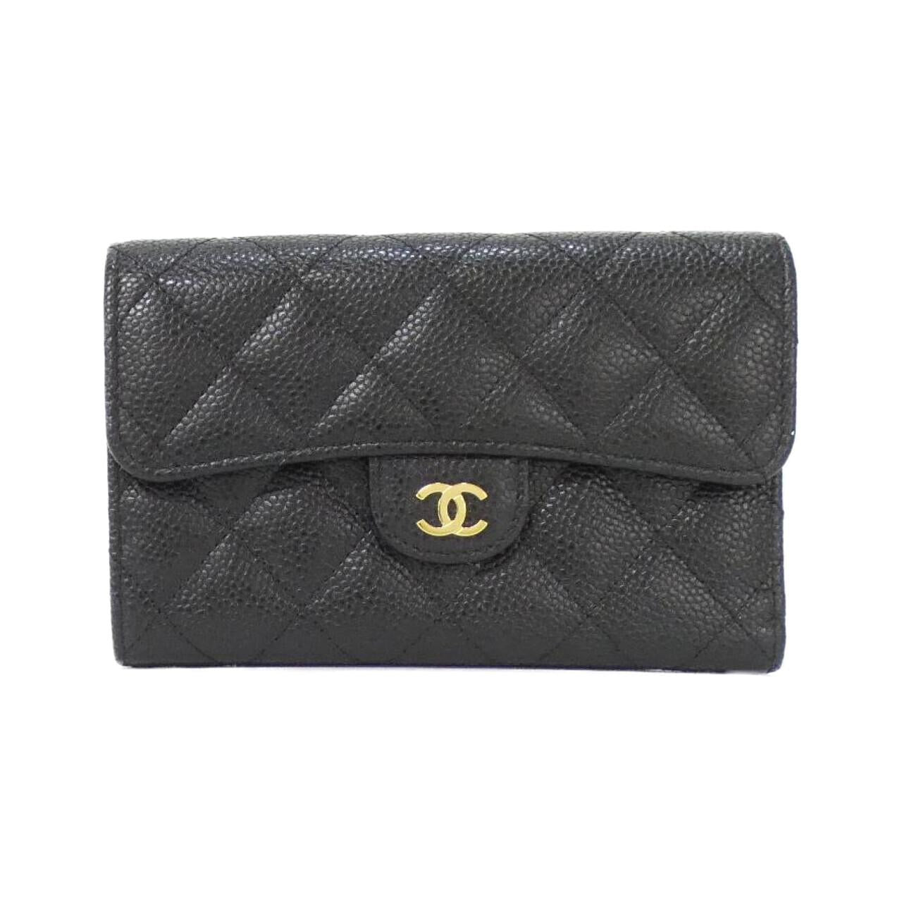 Chanel Timeless Classic Caviar Skin Wallet