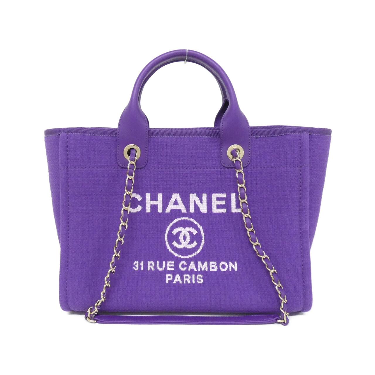 Chanel Deauville Line Mixed Fiber Bag