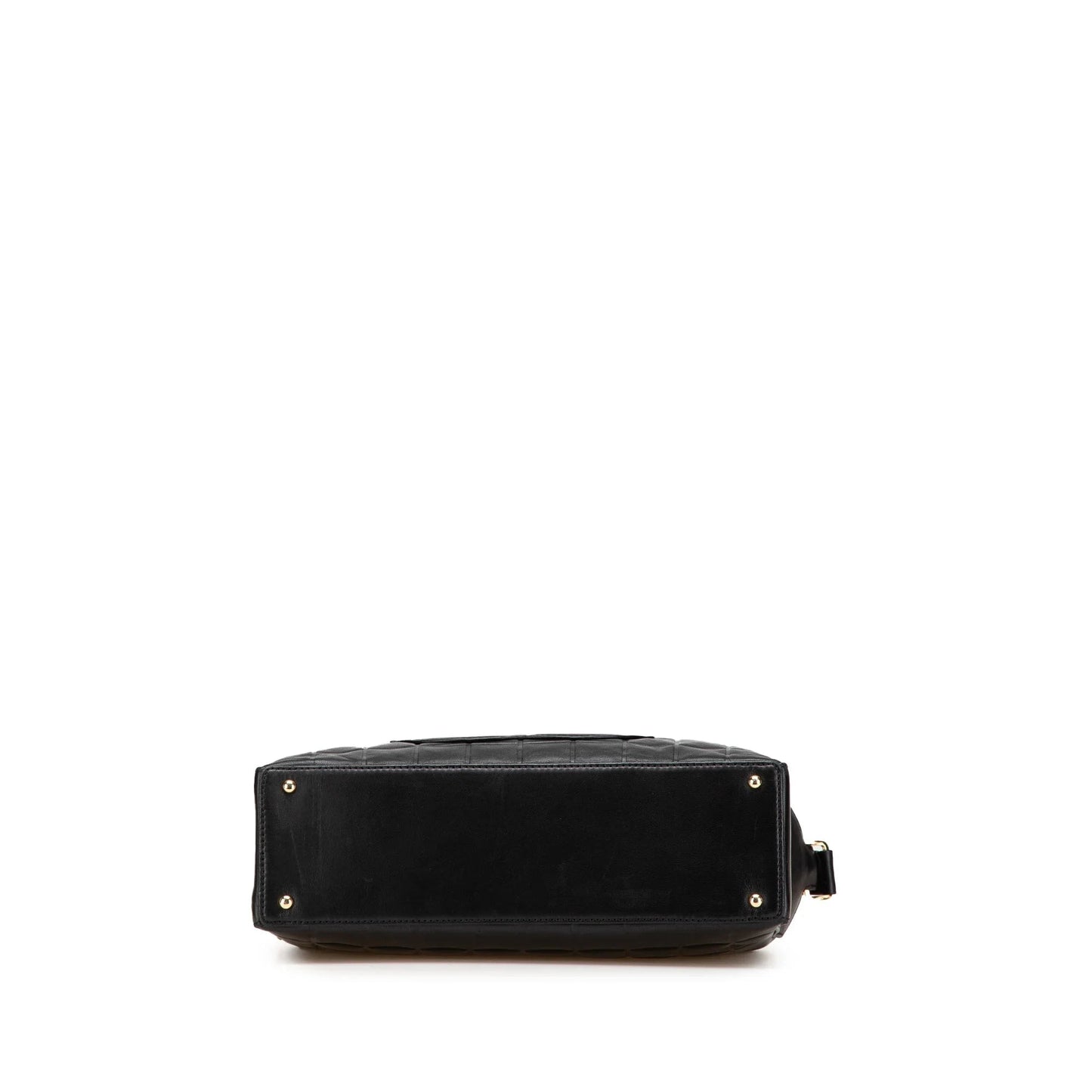 Black Chanel CC Choco Bar Lambskin Shoulder Bag