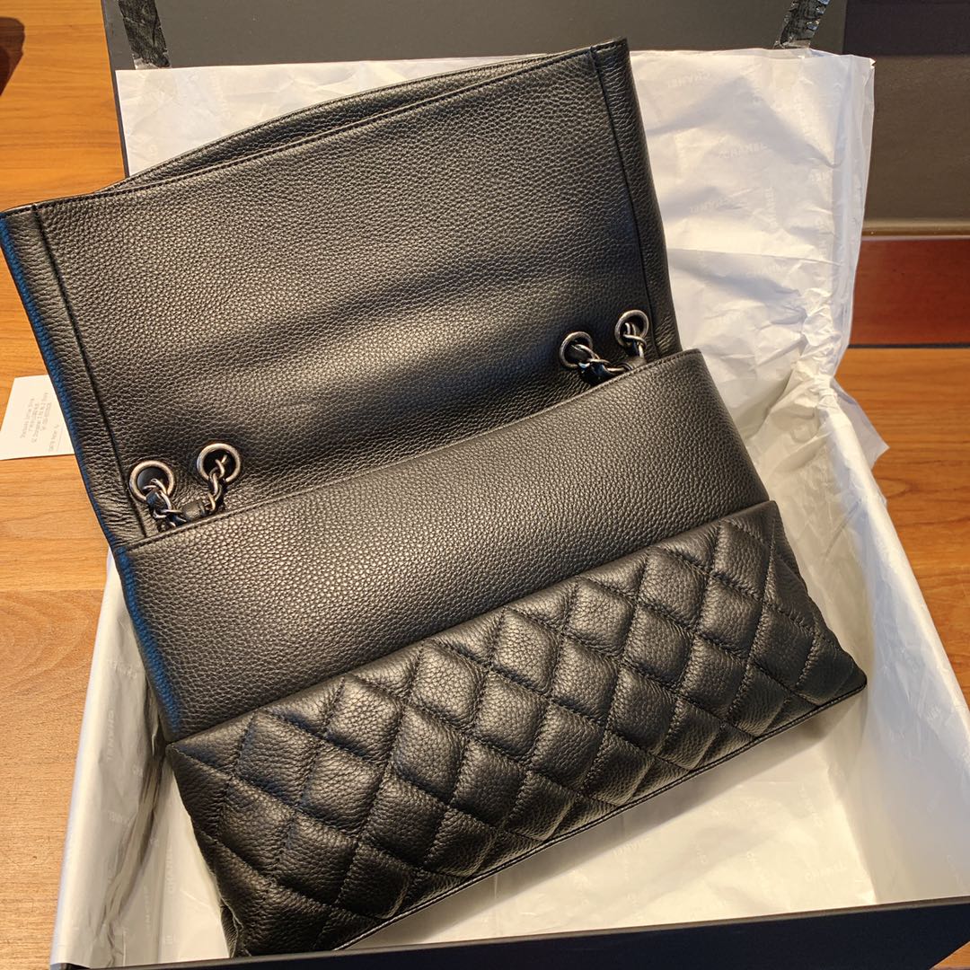CHLFlap Bag With Top Handle Black Bag For Women 32cm/12.5in
