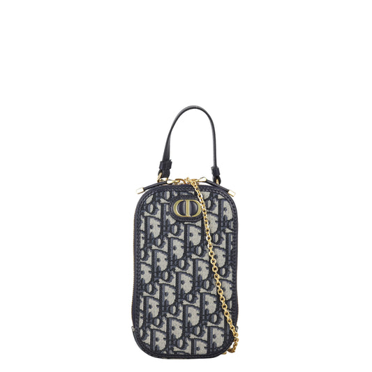 Dior 30 Montaigne Phone Holder Oblique