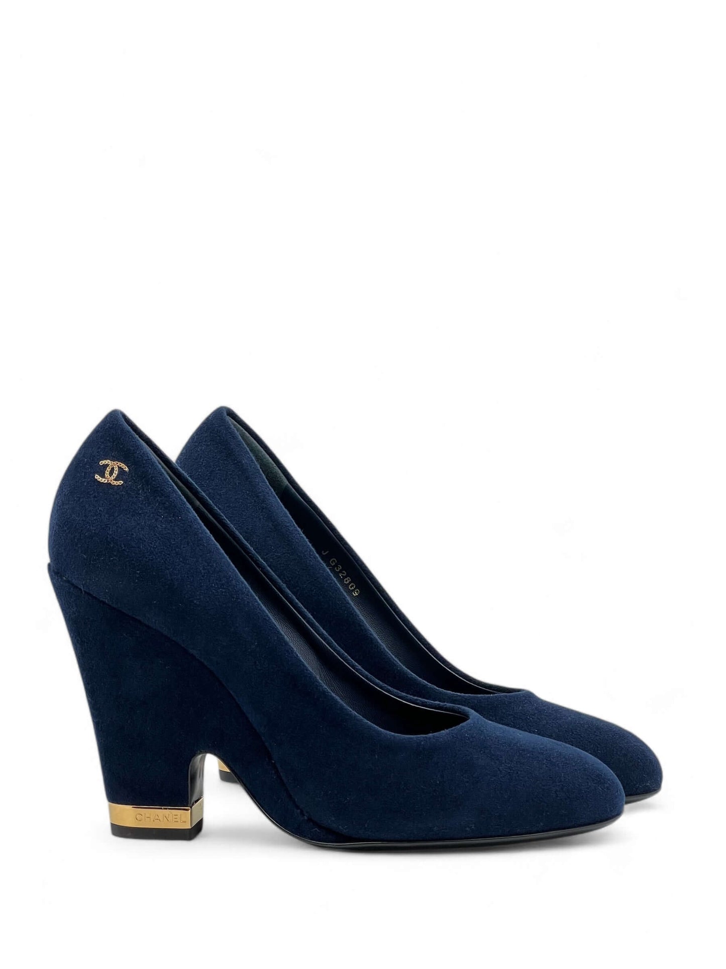 Chanel - Escarpins compensés T40