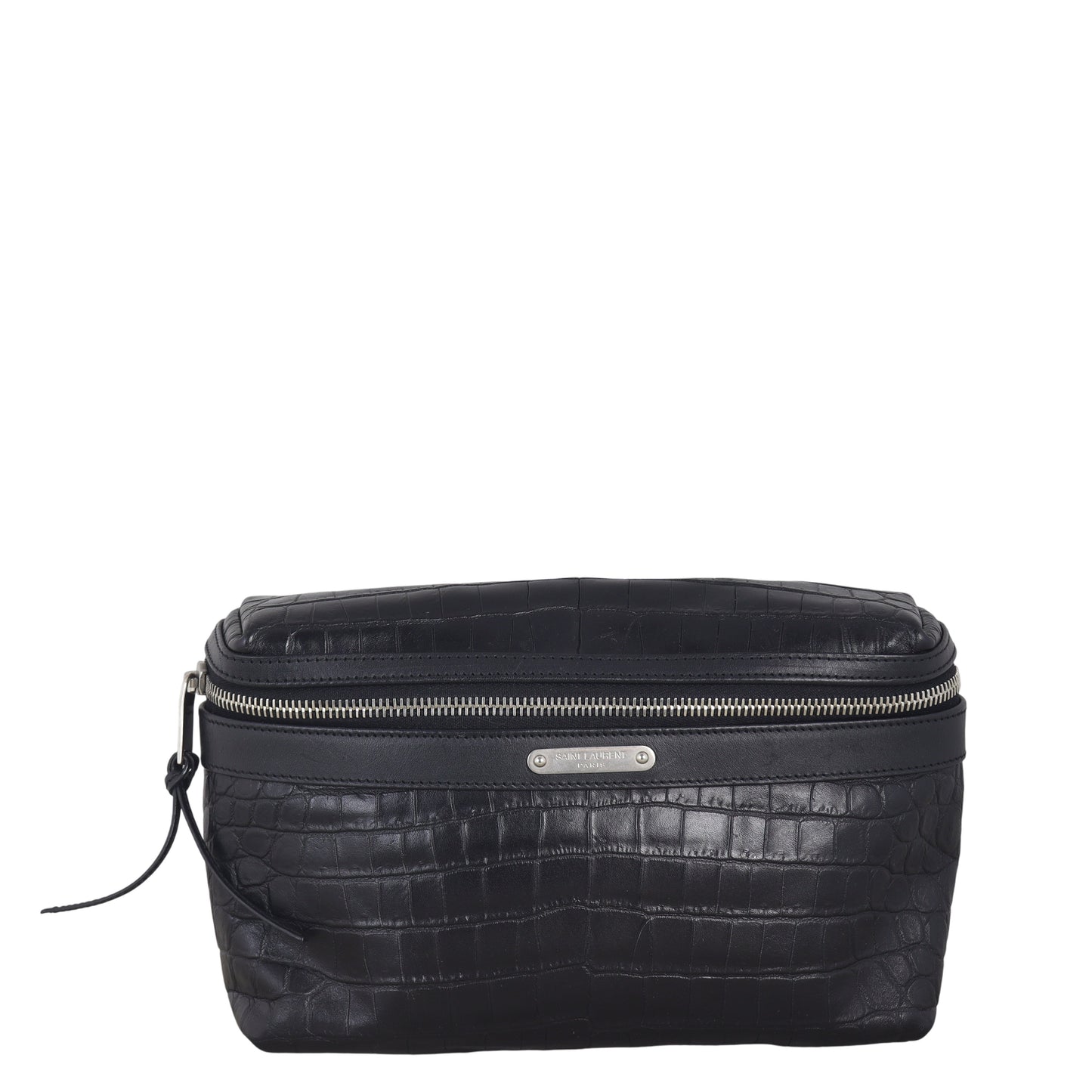 Saint Laurent City Belt Bag Croc-embossed