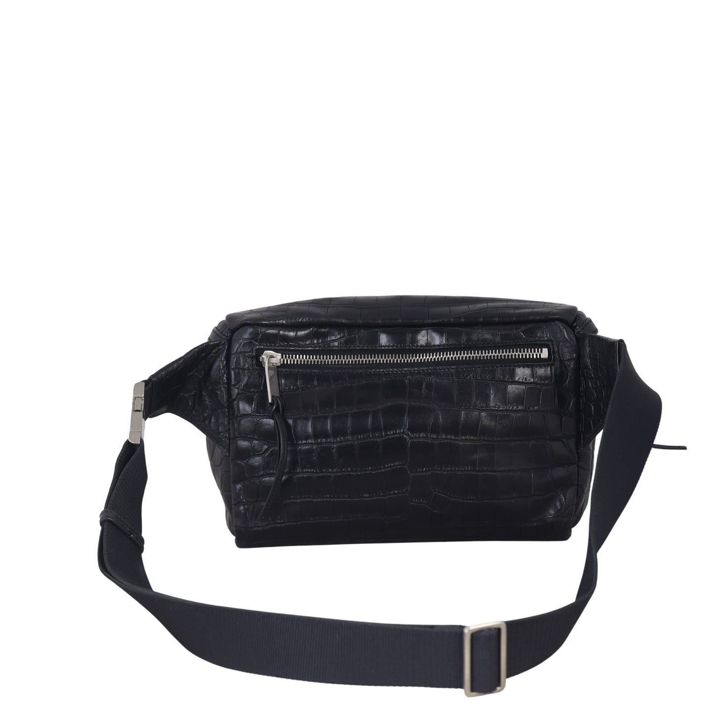 Saint Laurent City Belt Bag Croc-embossed