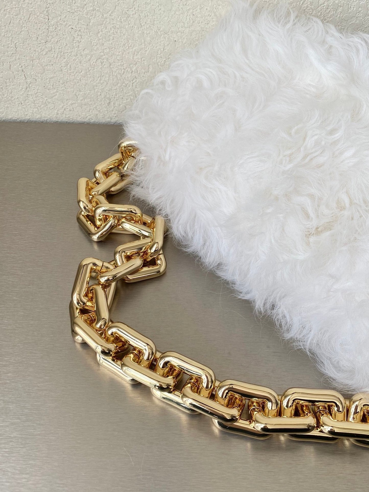 Top Quality Chain Pouch White, For Women, Bags 12.2in/31cm
