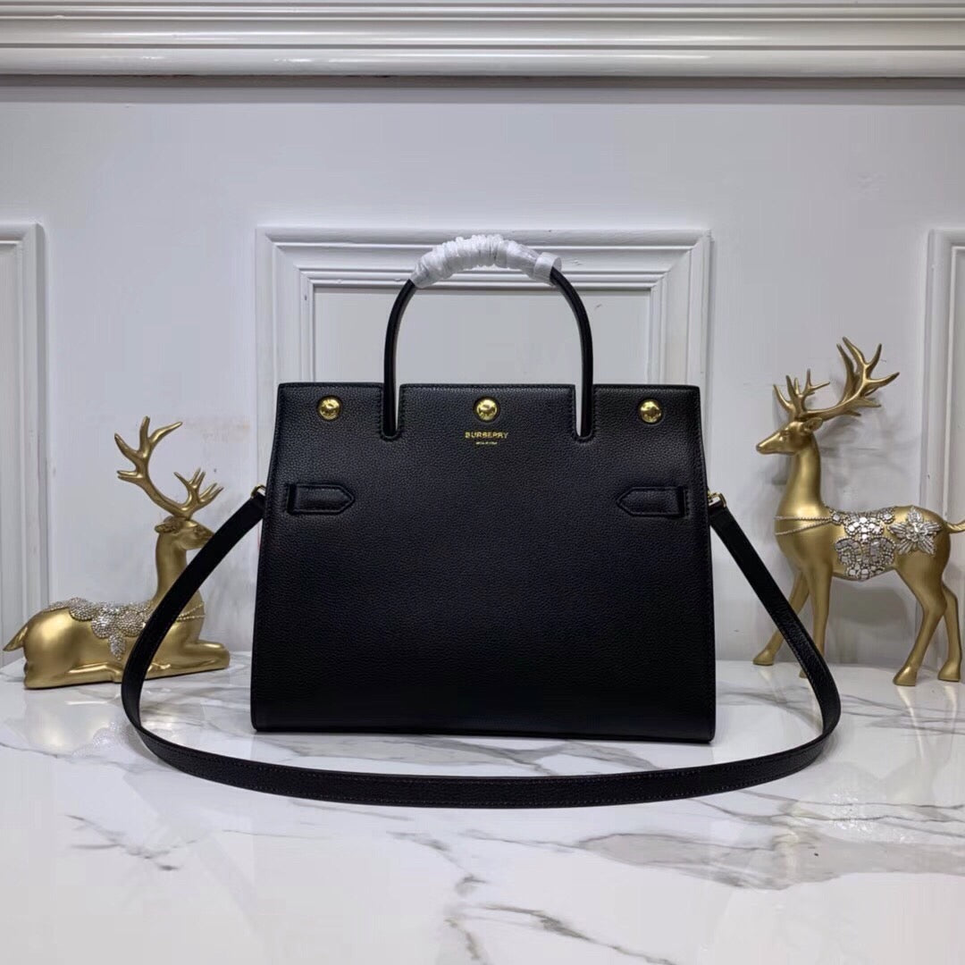 Top Quality Small Title Bag With Pocket Detail Black For Women, Bags 11.8in/30cm