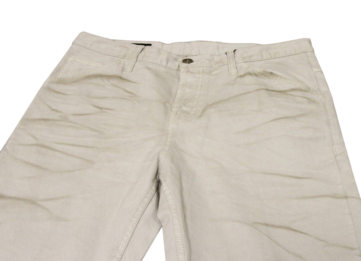 Gucci Men's Beige Dirty Washed Casual Pants (G 46 / 30 US)