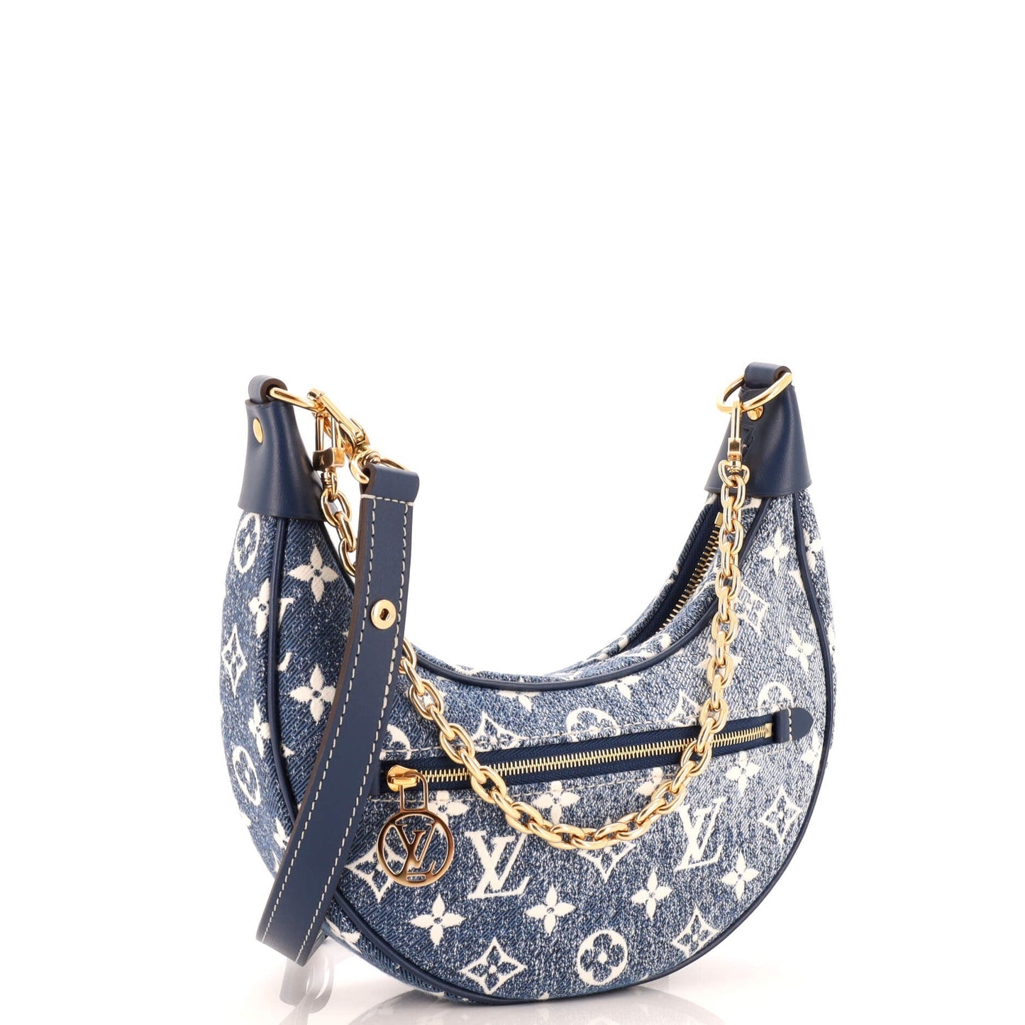 Louis Vuitton Loop Handbag Monogram Jacquard Denim