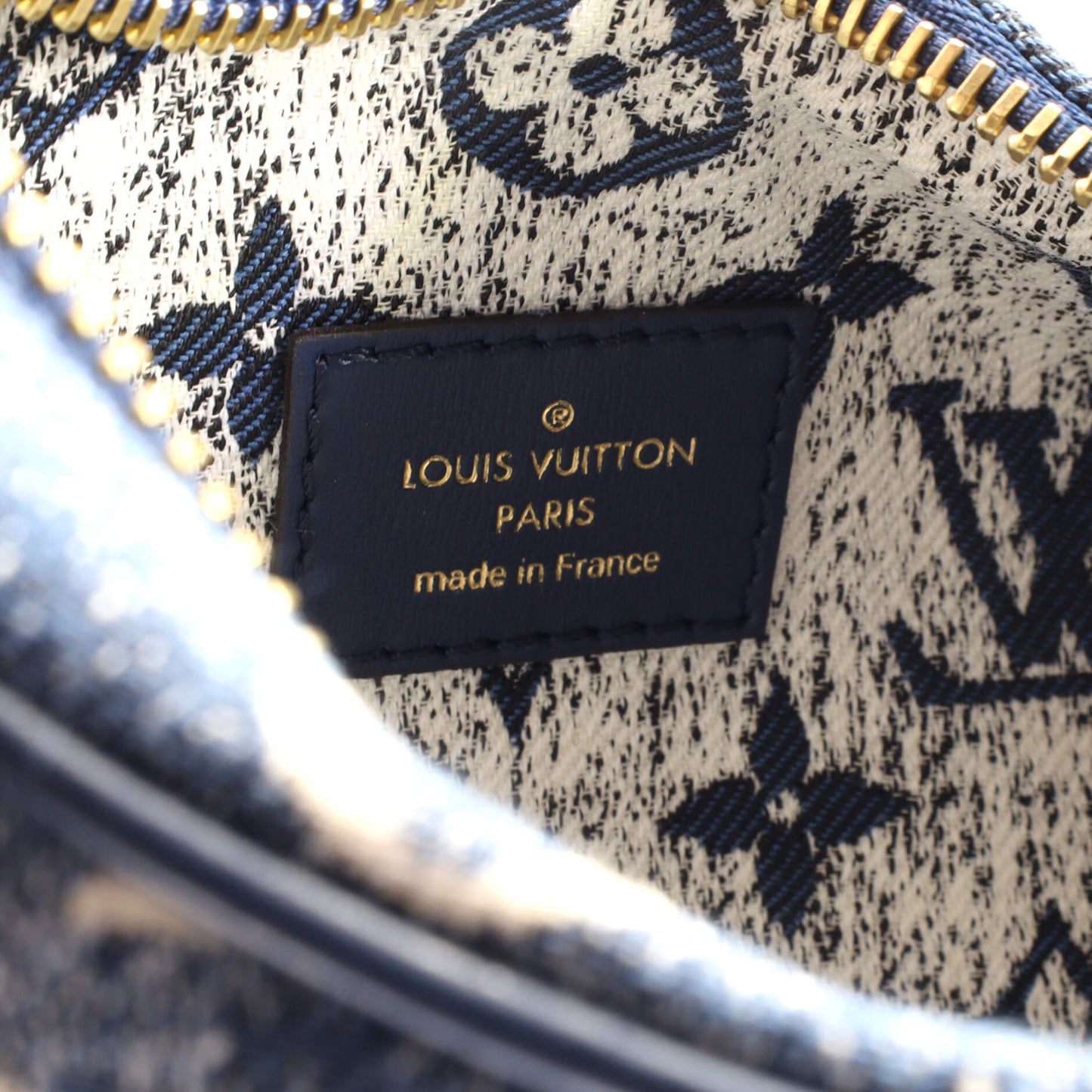 Louis Vuitton Loop Handbag Monogram Jacquard Denim